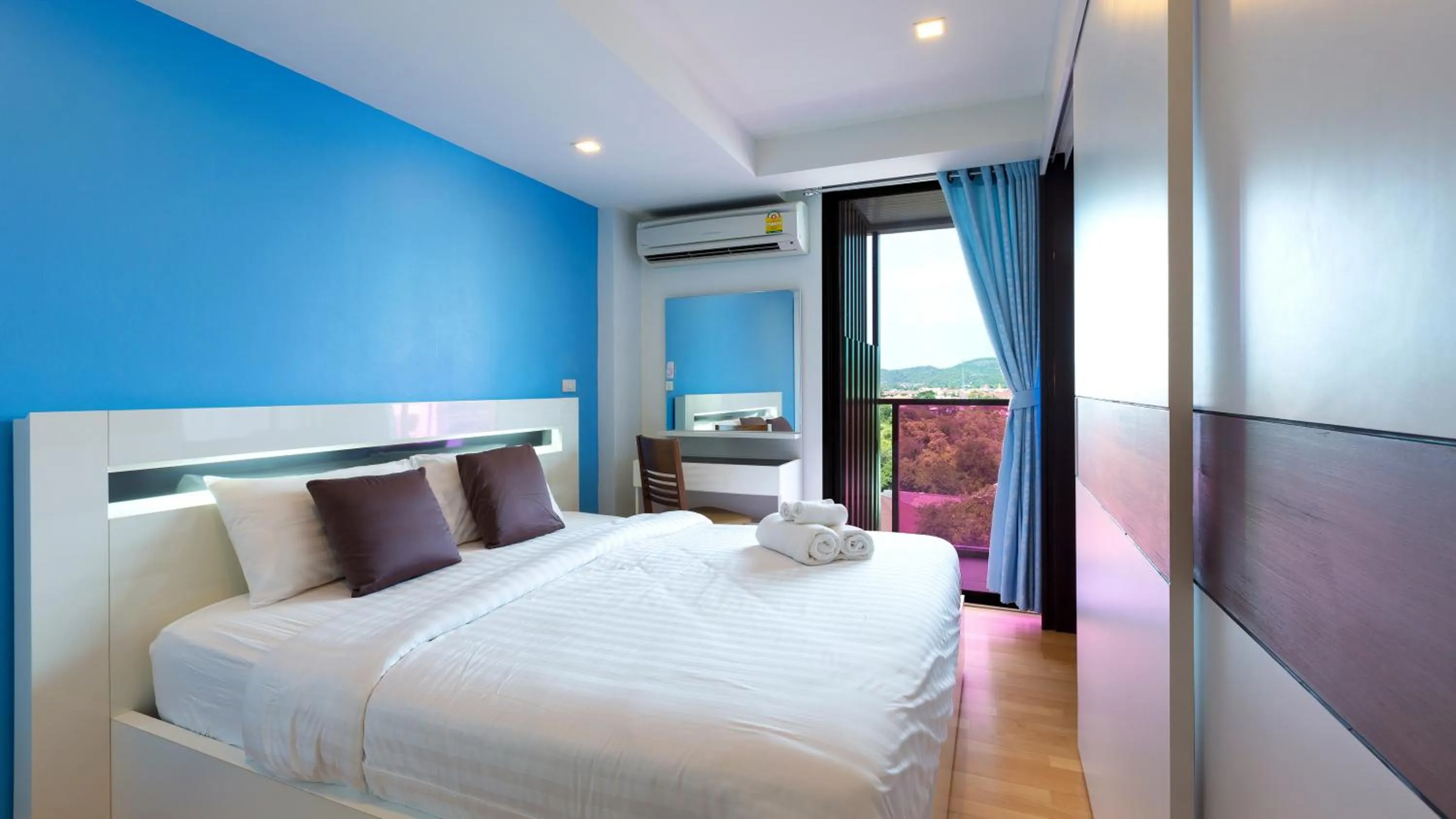 Bedroom, Bed in Rocco Hua Hin Beach Seaview