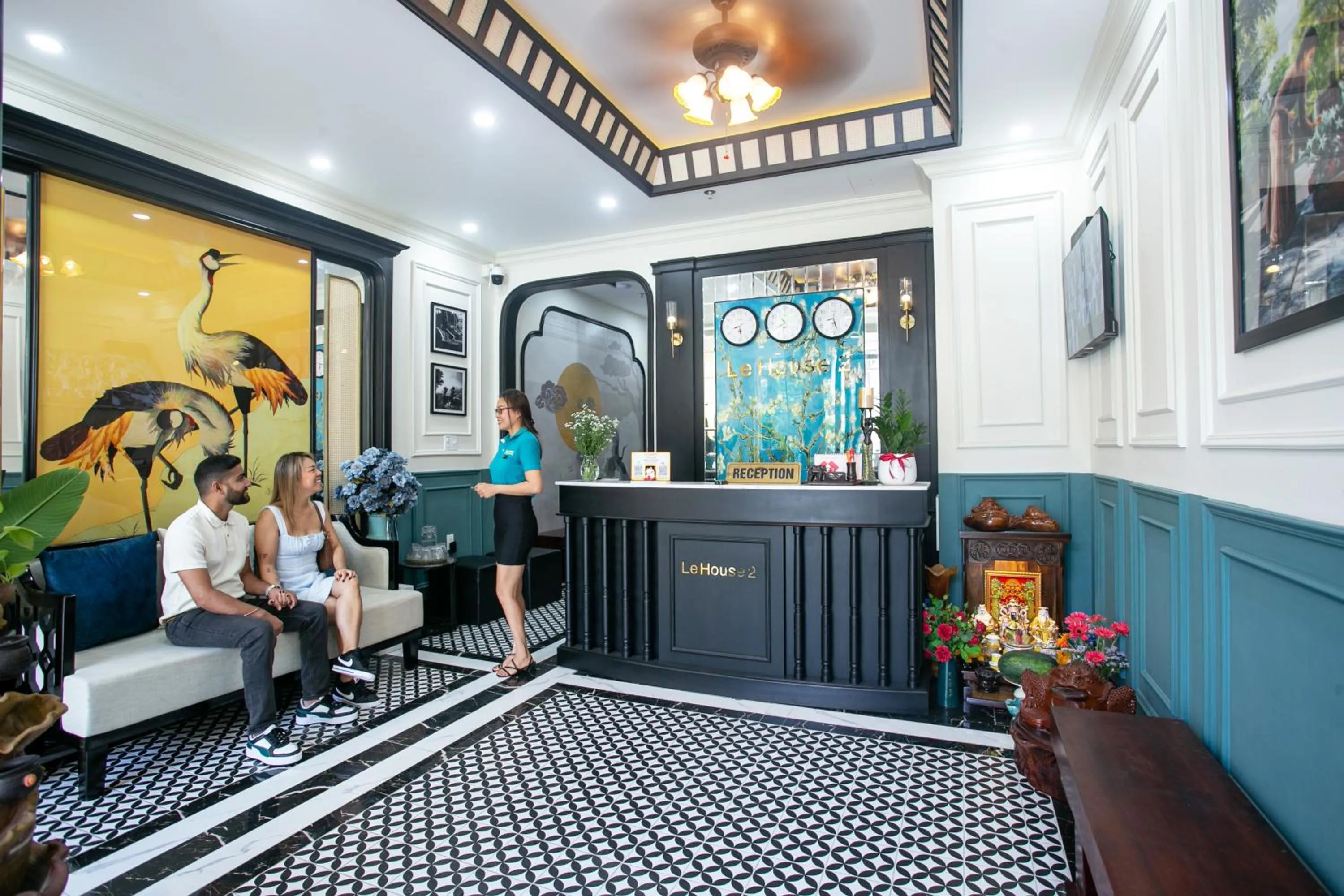 Lobby or reception in Le House Hotel and Studio