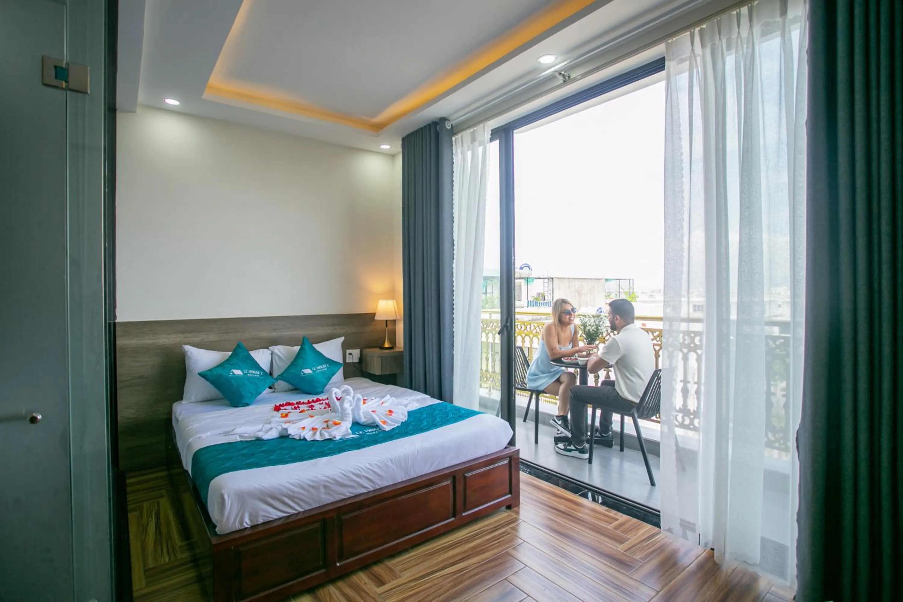 Bed in Le House Hotel and Studio