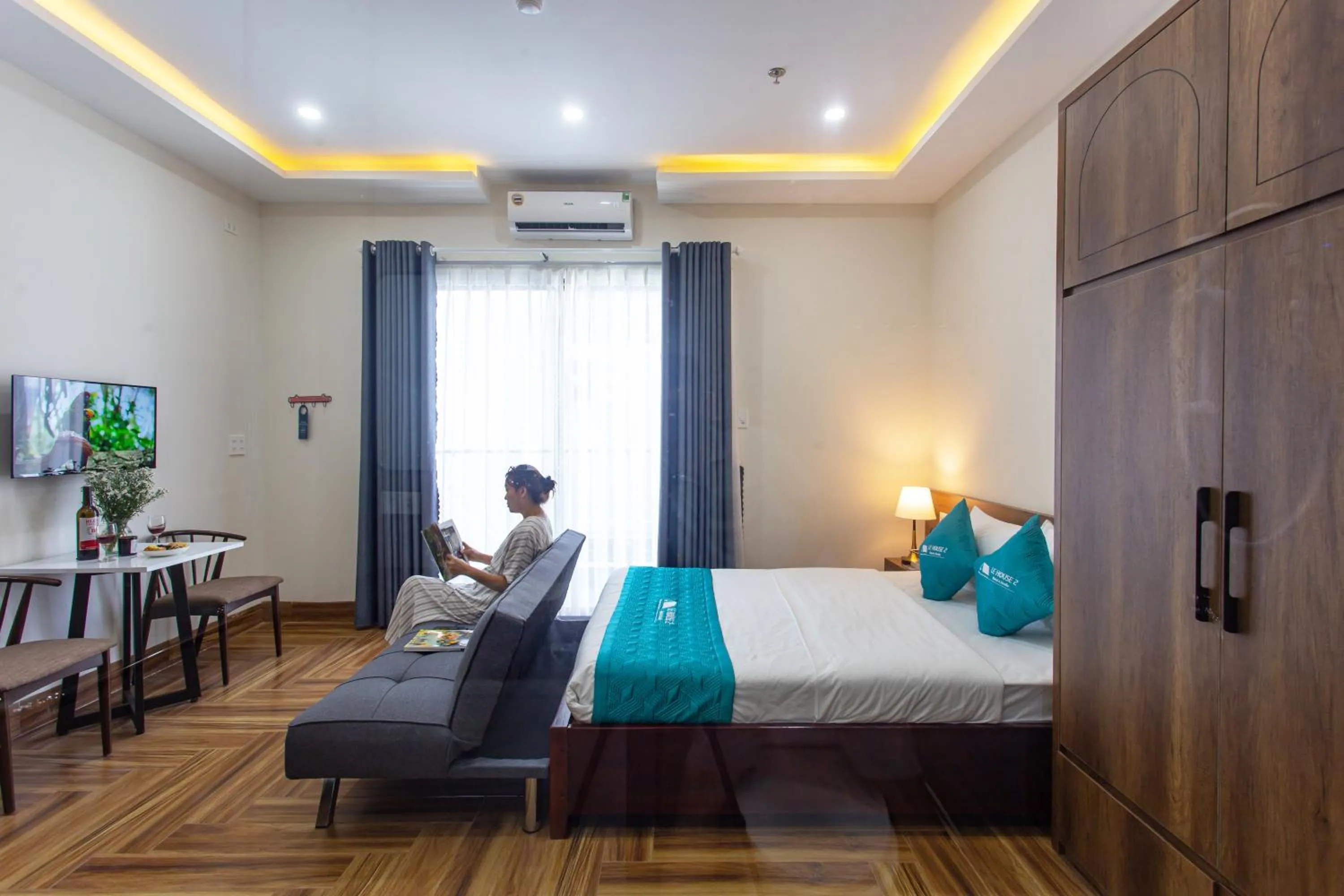 Bedroom, Bed in Le House Hotel and Studio