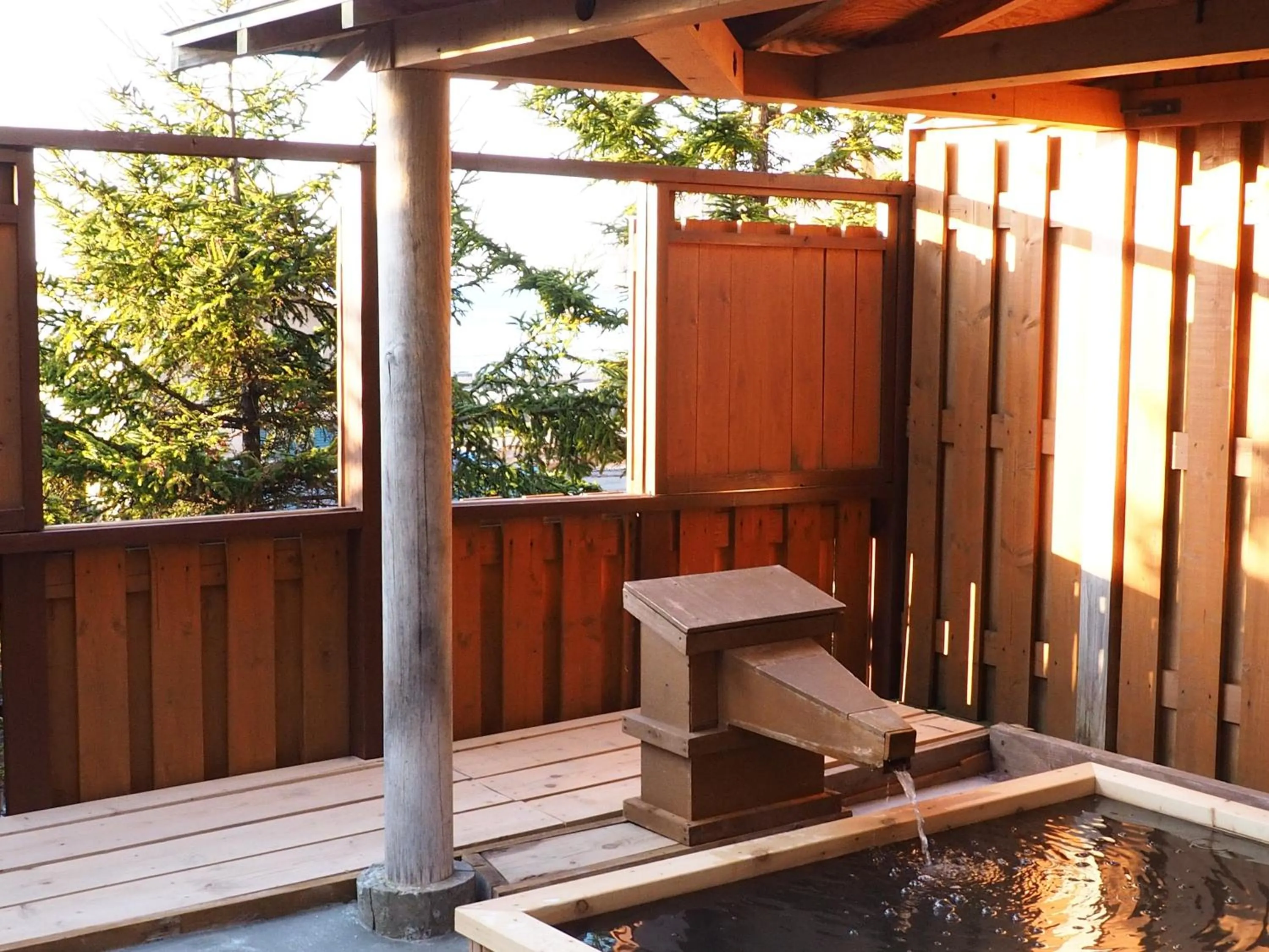 Open Air Bath in Hotel Kifu Club Shiretoko