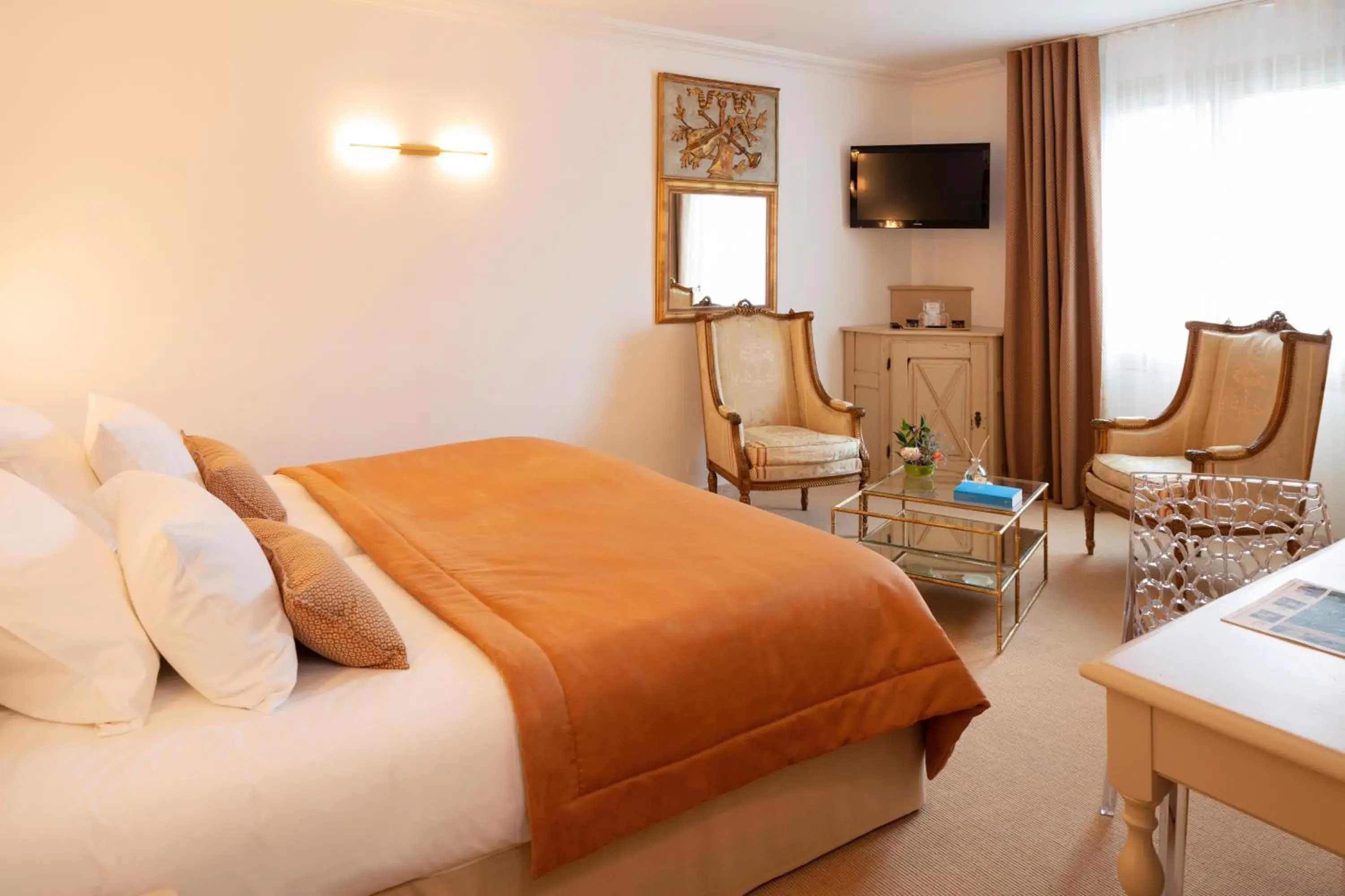 Bed in Relais et Chateaux La Bonne Étape Bed in Relais et Chateaux La Bonne Étape