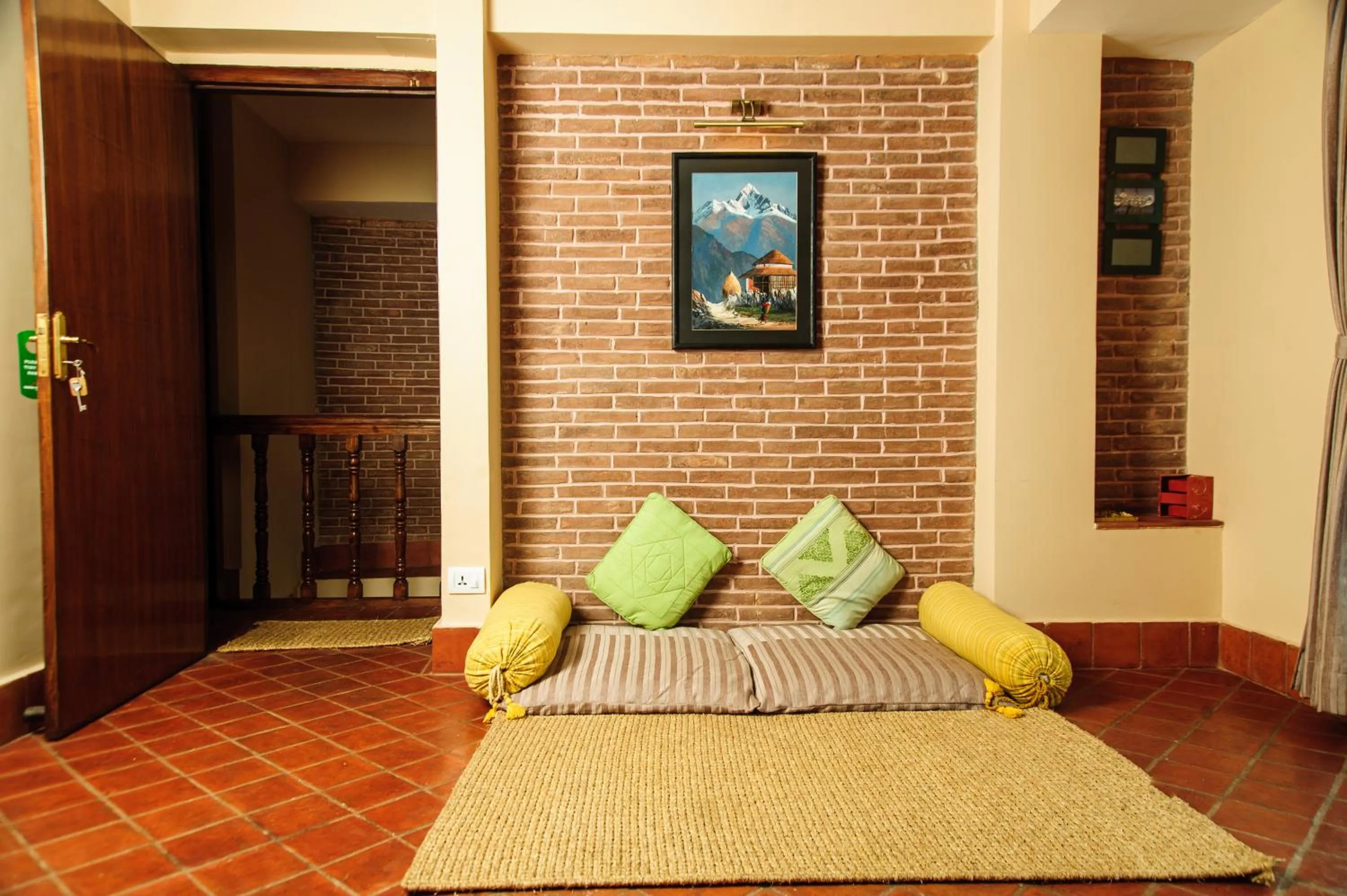 Living room, Bed in Thagu Chhen, a Boutique Hotel