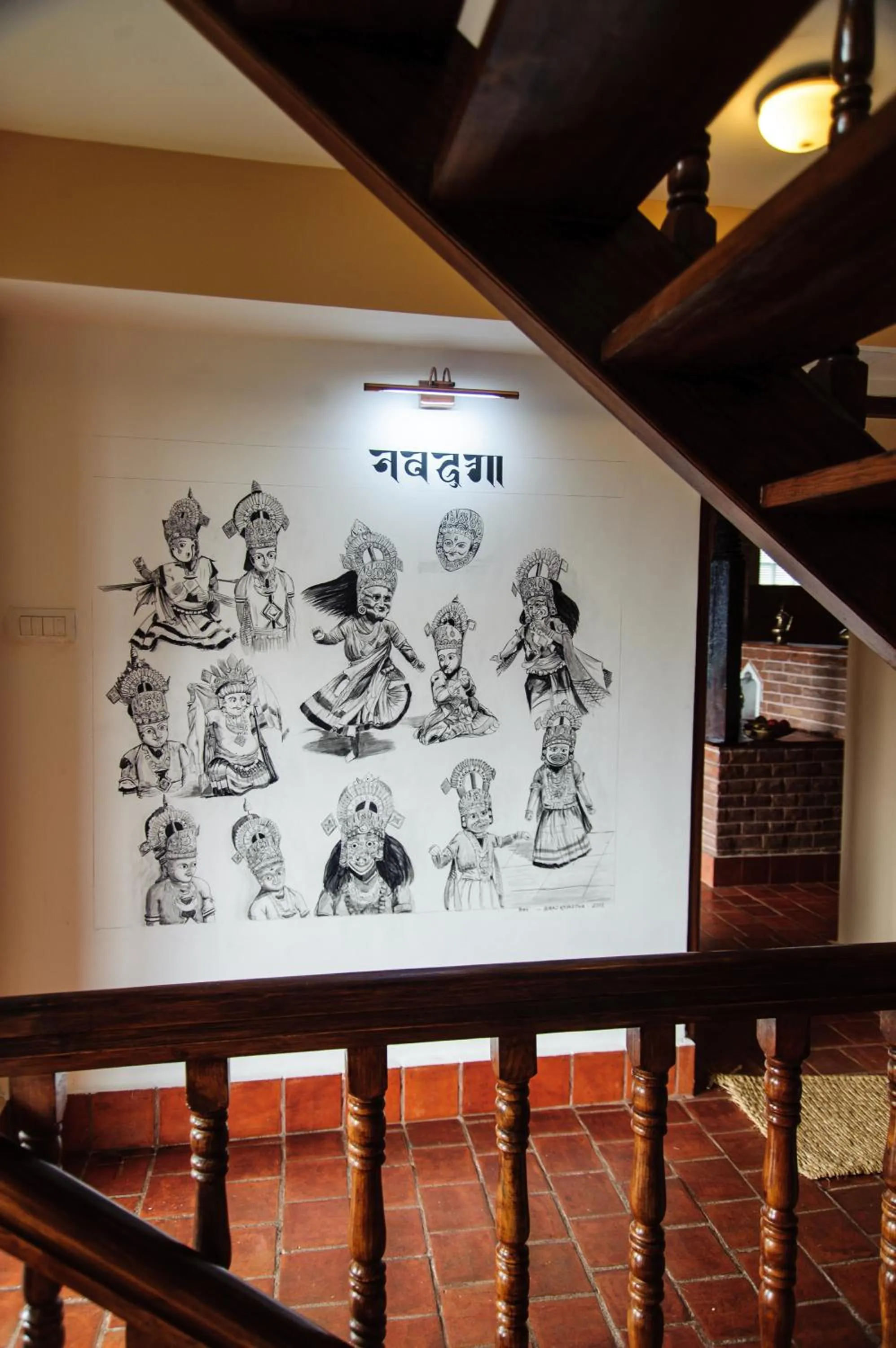 Decorative detail in Thagu Chhen, a Boutique Hotel