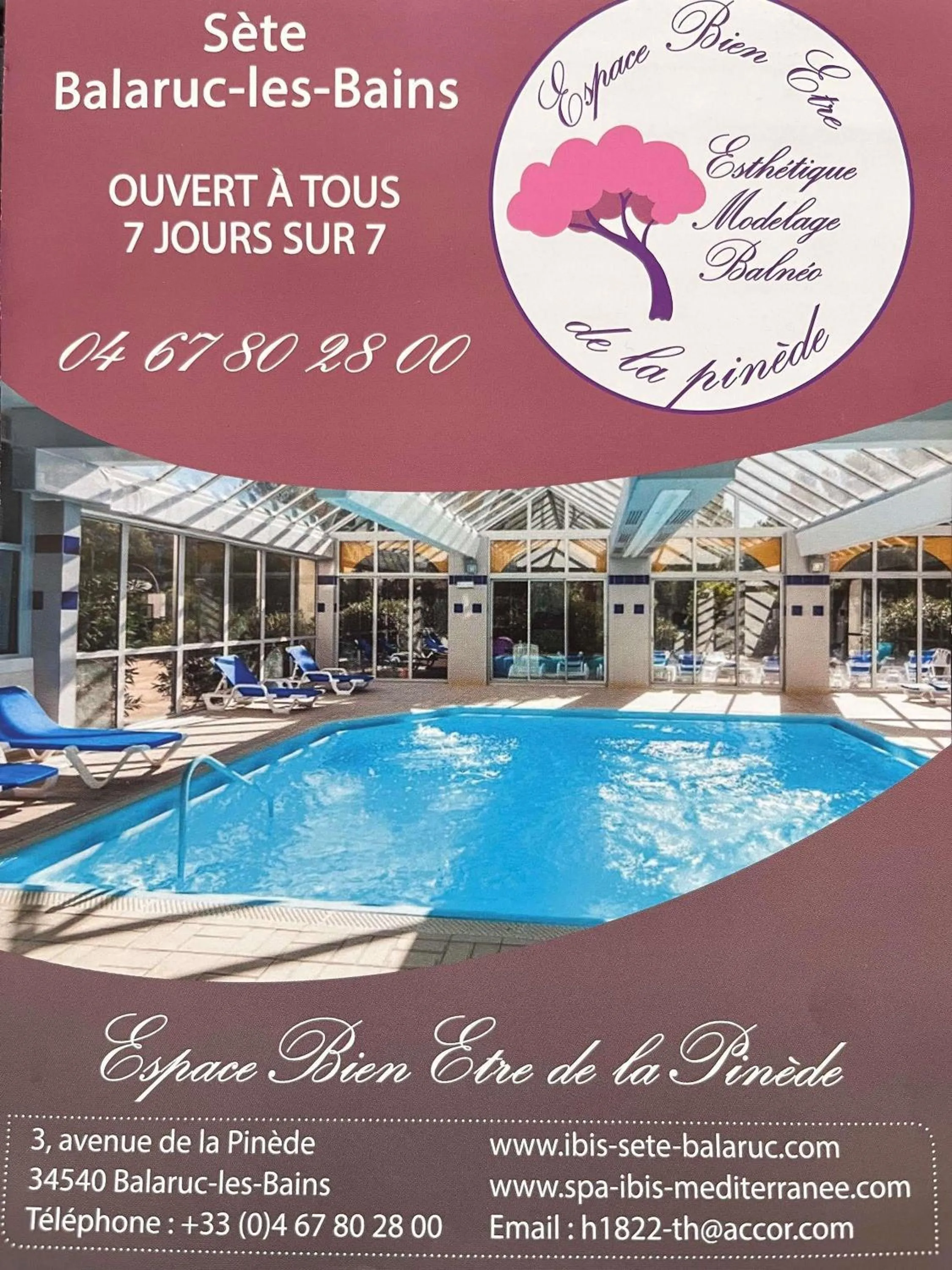 Spa and wellness centre/facilities in ibis Sète Balaruc les Bains Bien-être et Spa