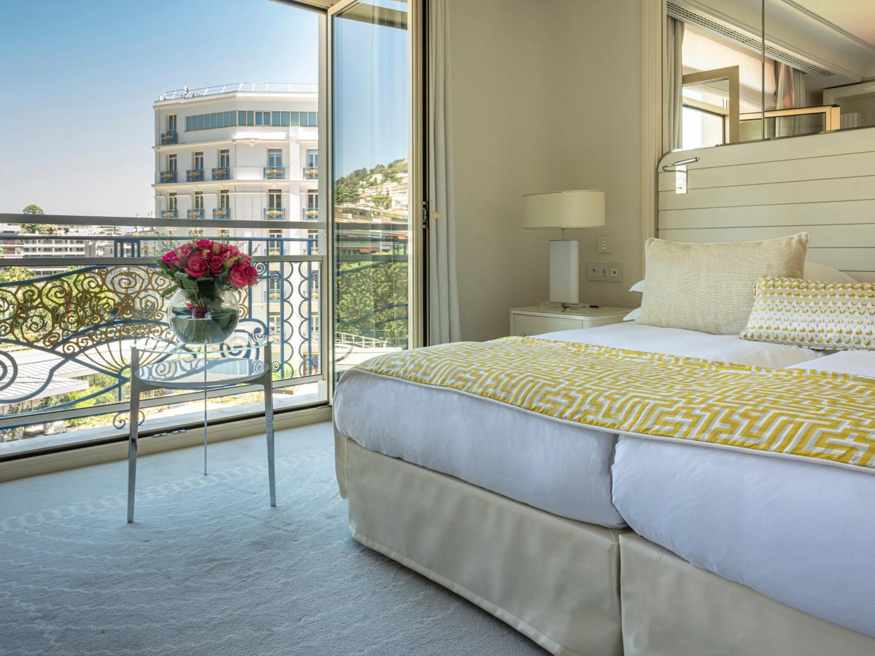 Bedroom, Bed in Hôtel Martinez, in The Unbound Collection by Hyatt