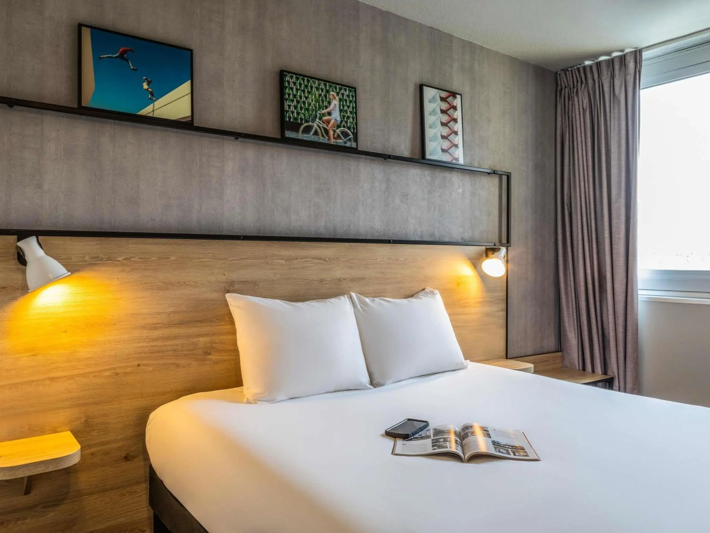 Property building, Bed in ibis Paris Gennevilliers Property building, Bed in ibis Paris Gennevilliers