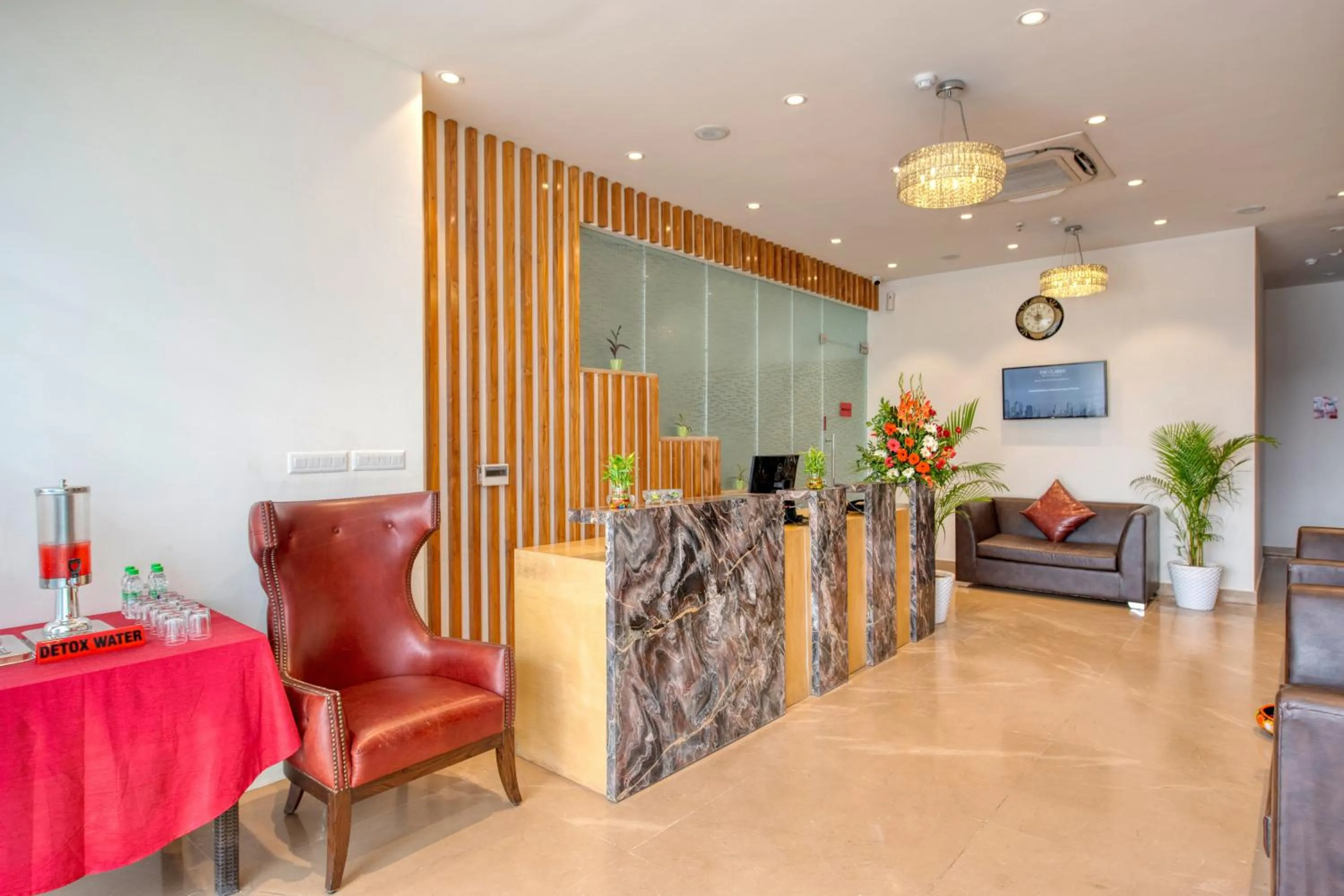 Lobby or reception in Hotel Deep Clarks Inn Lucknow