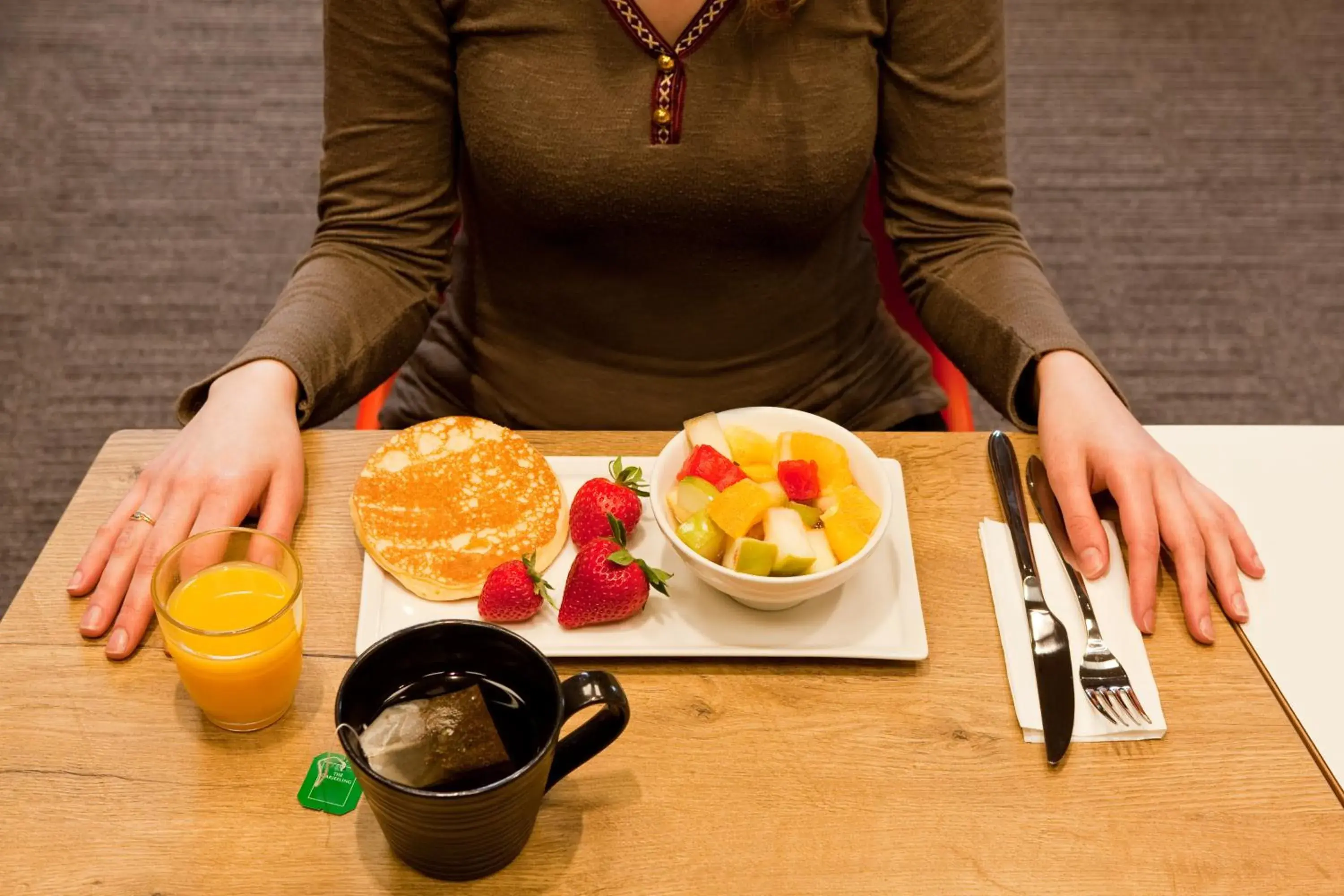 Continental breakfast in ibis Paris Gare De L'Est TGV Continental breakfast in ibis Paris Gare De L'Est TGV