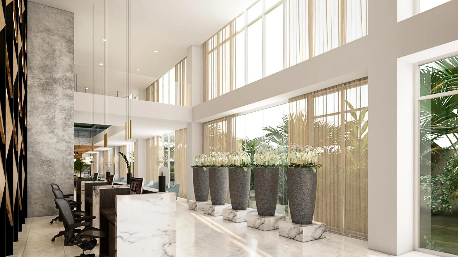 Lobby or reception in Ocean V Hotel
