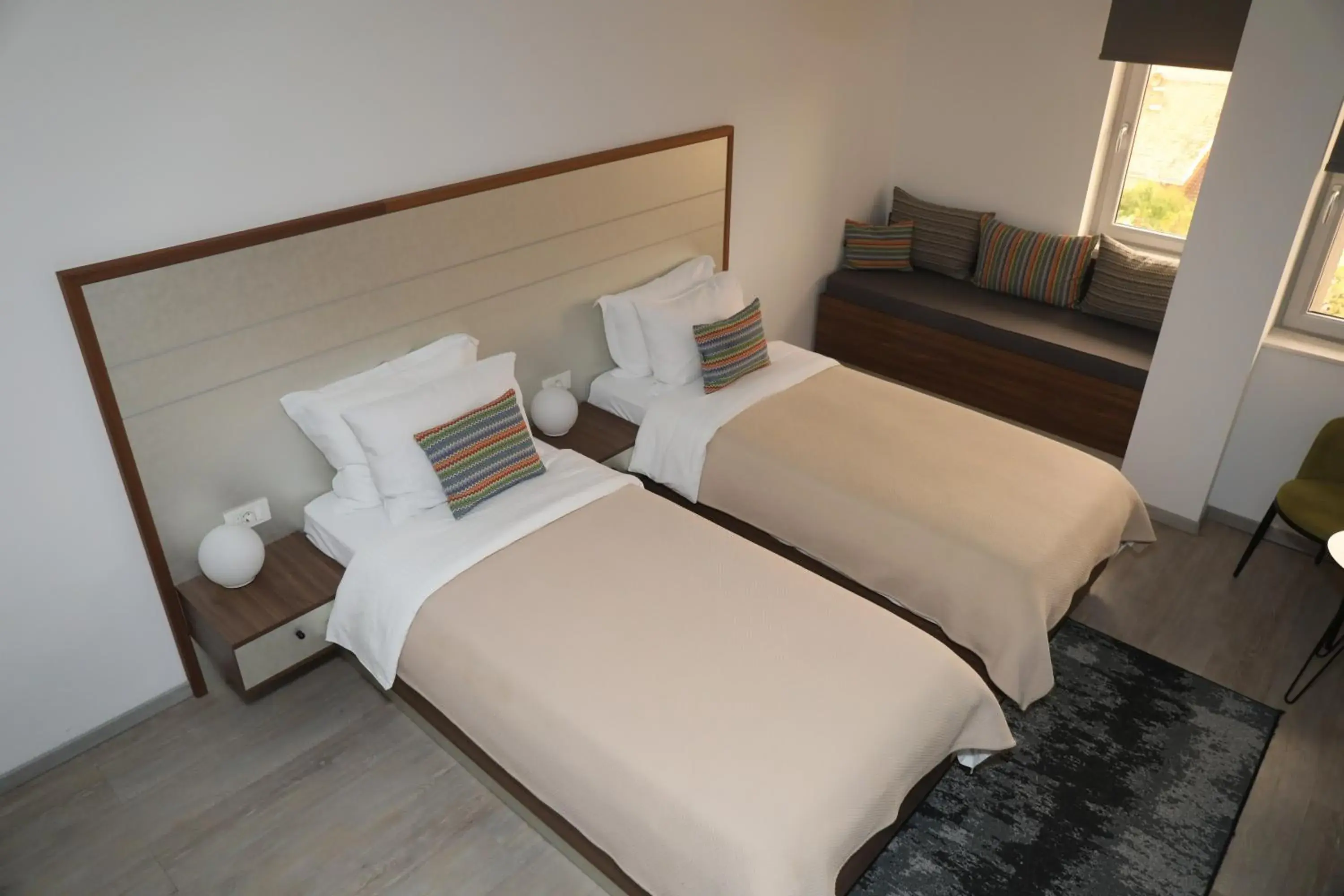 Deluxe Twin Room in Paint It Black Hotel & Spa Deluxe Twin Room in Paint It Black Hotel & Spa