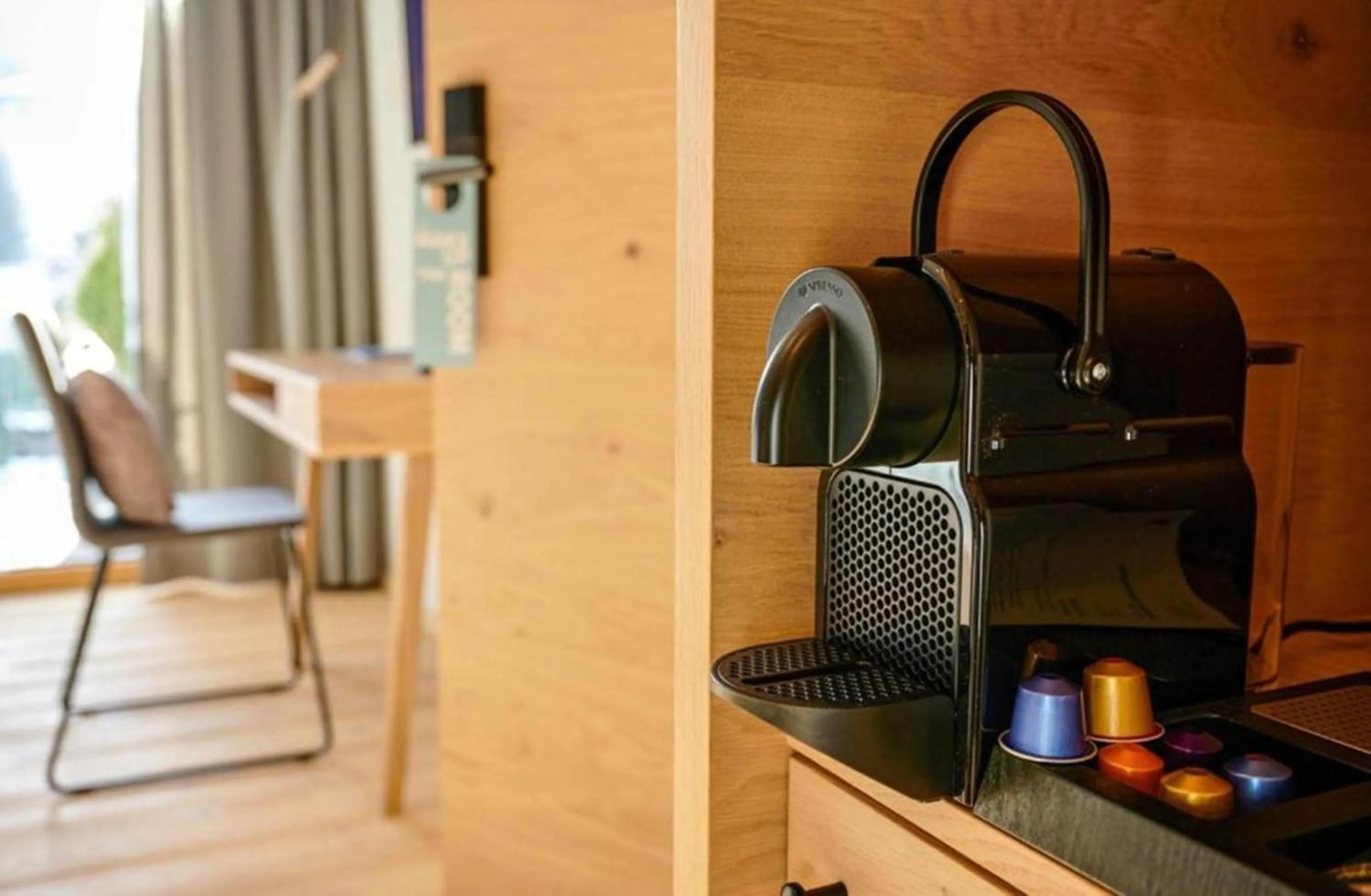 Coffee/tea facilities in Wellness und Brunch Hotel MorgenZeit beheizter Naturpool mit Sandstrand Genuss Frühstück bis 13 Uhr Hochkönig Sommercard