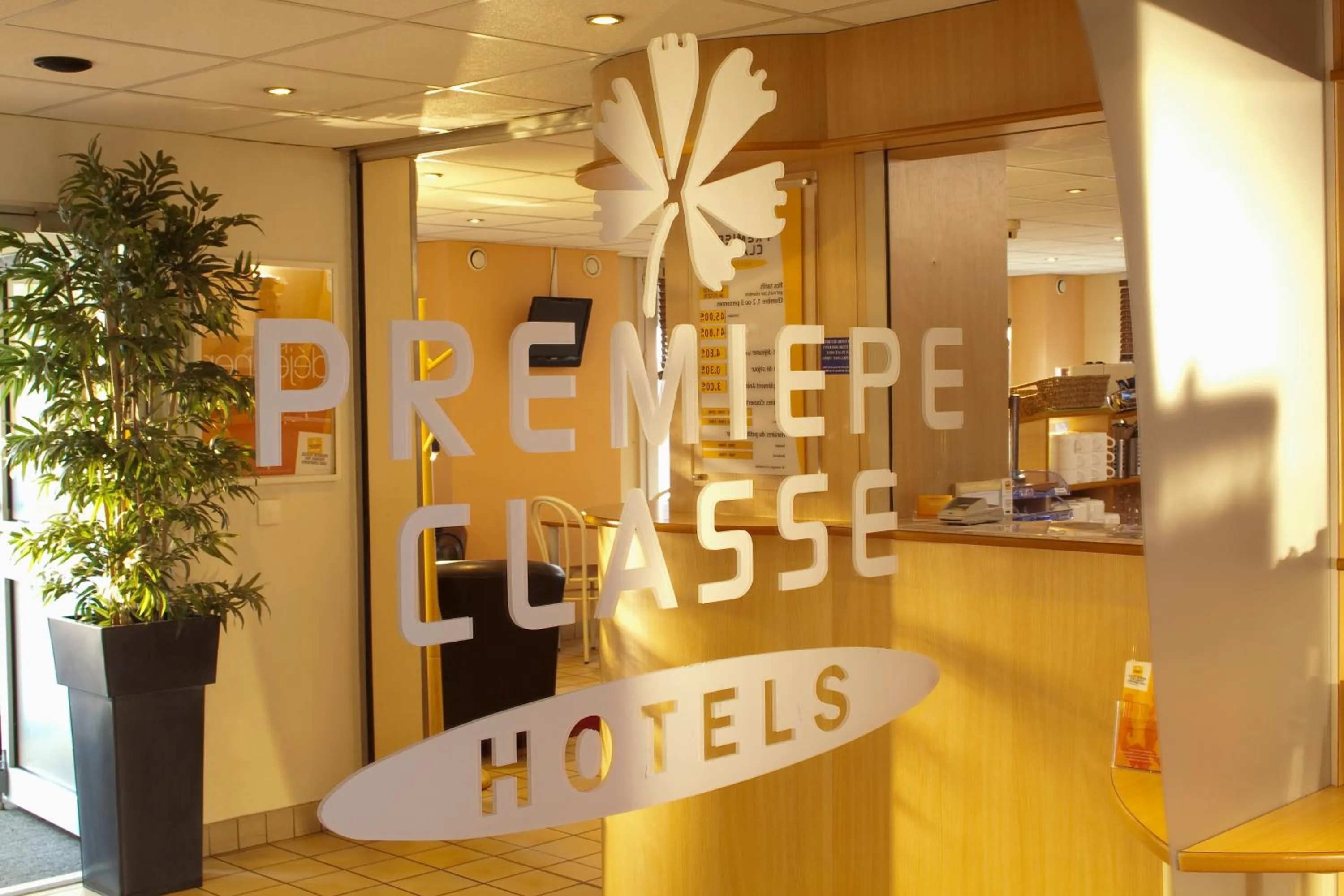 Decorative detail in Premiere Classe Lille Nord Roncq