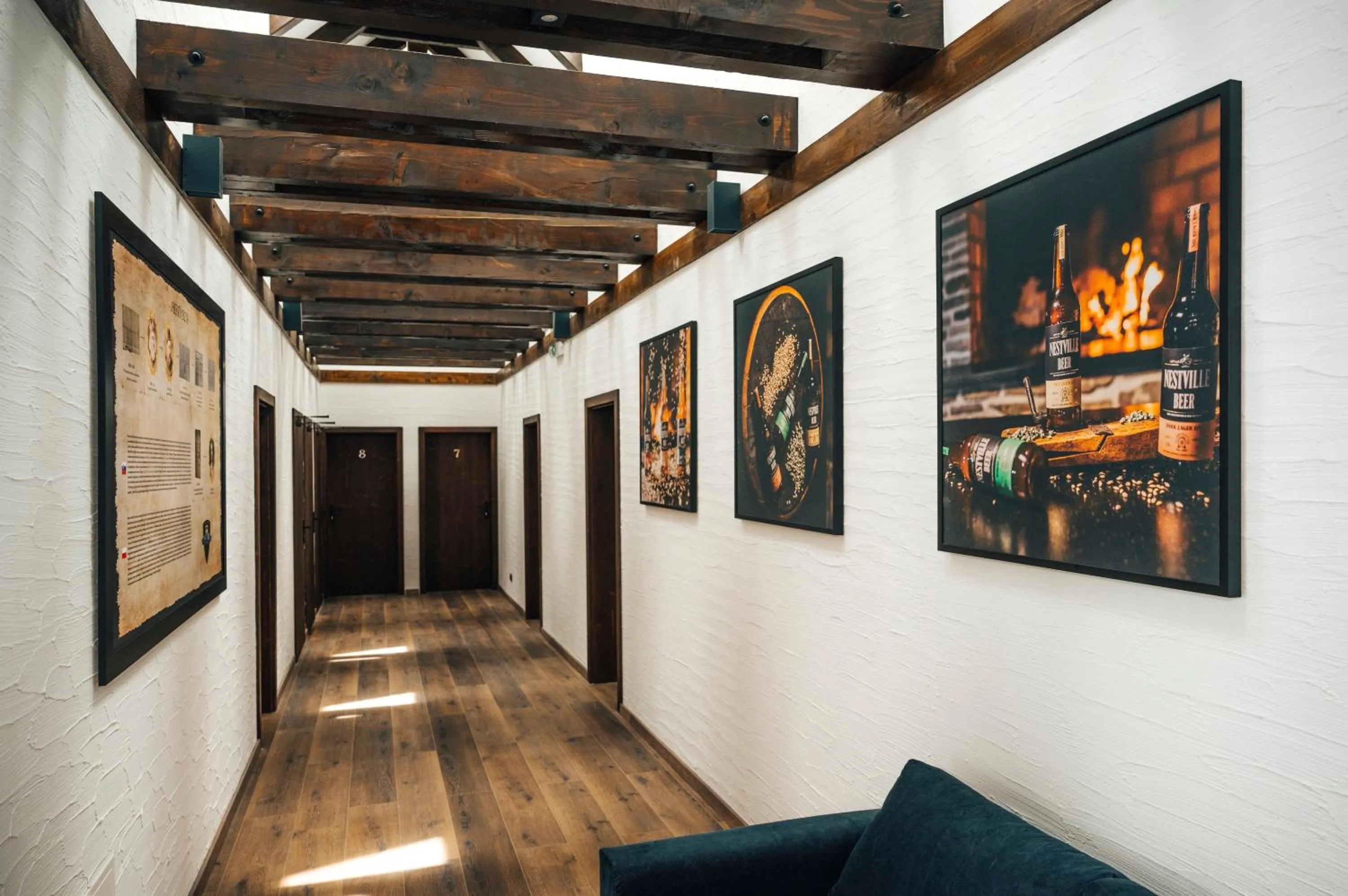 Seating area in Nestville Apartments