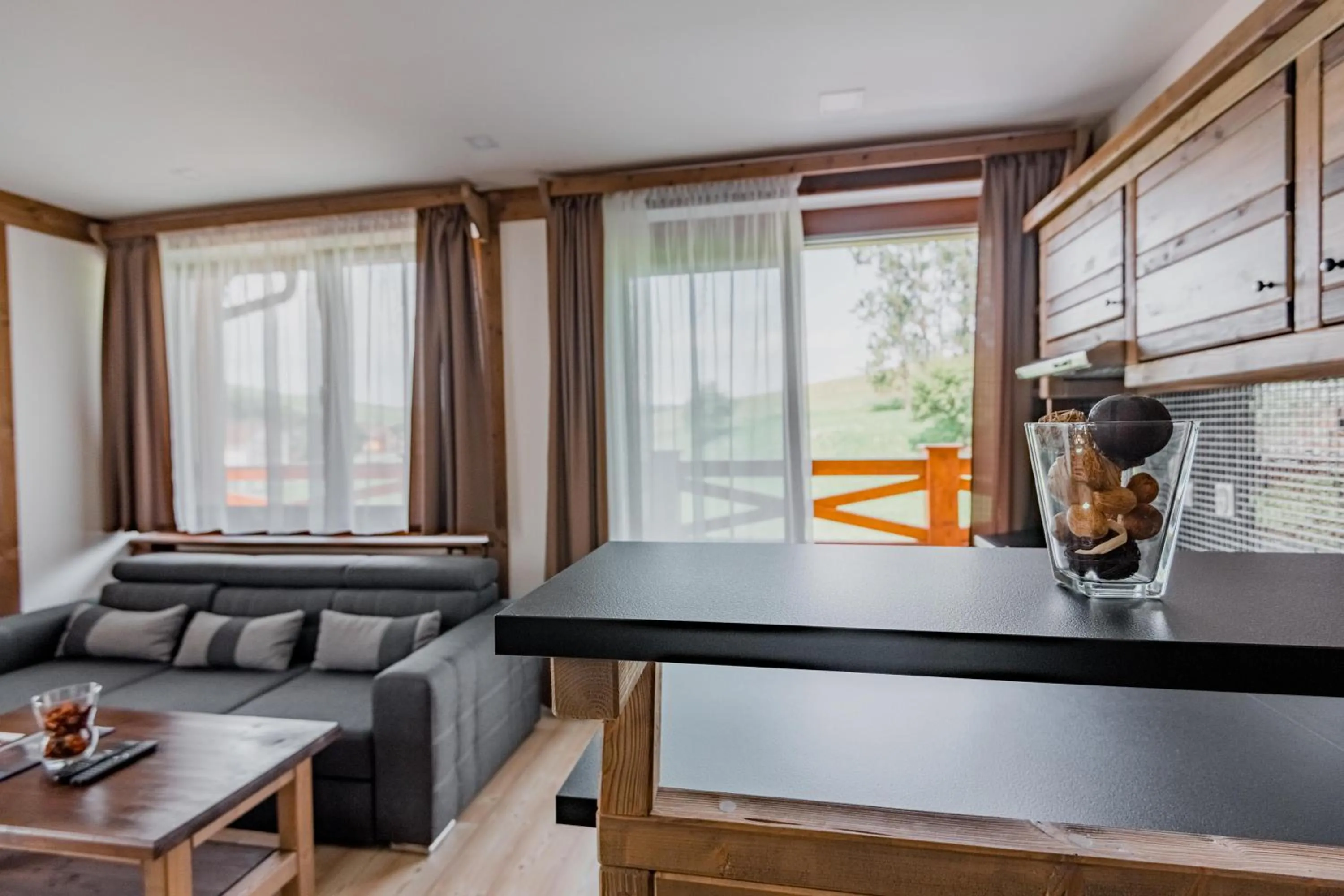 Dining area in Nestville Apartments