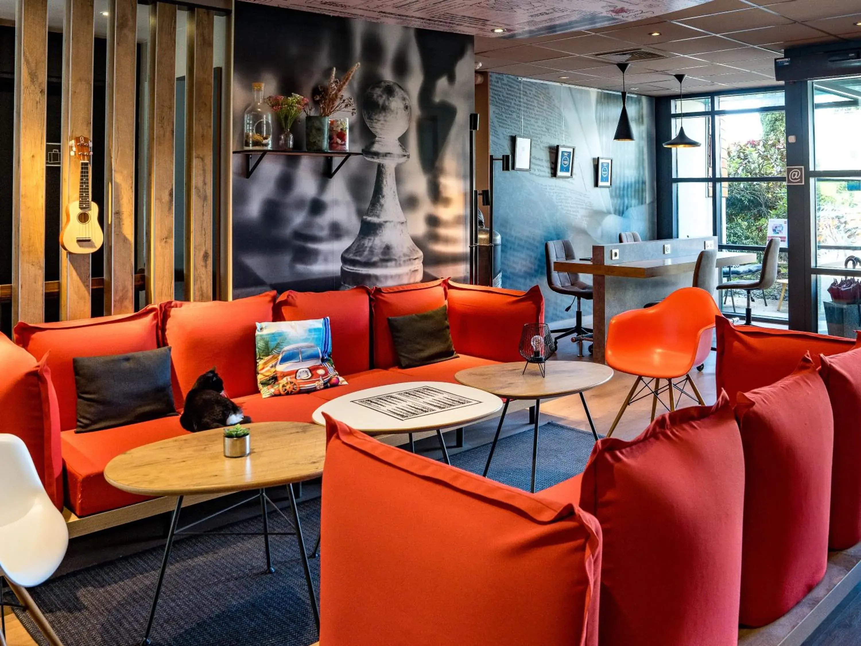Lobby or reception in ibis Arcachon la Teste de Buch Lobby or reception in ibis Arcachon la Teste de Buch
