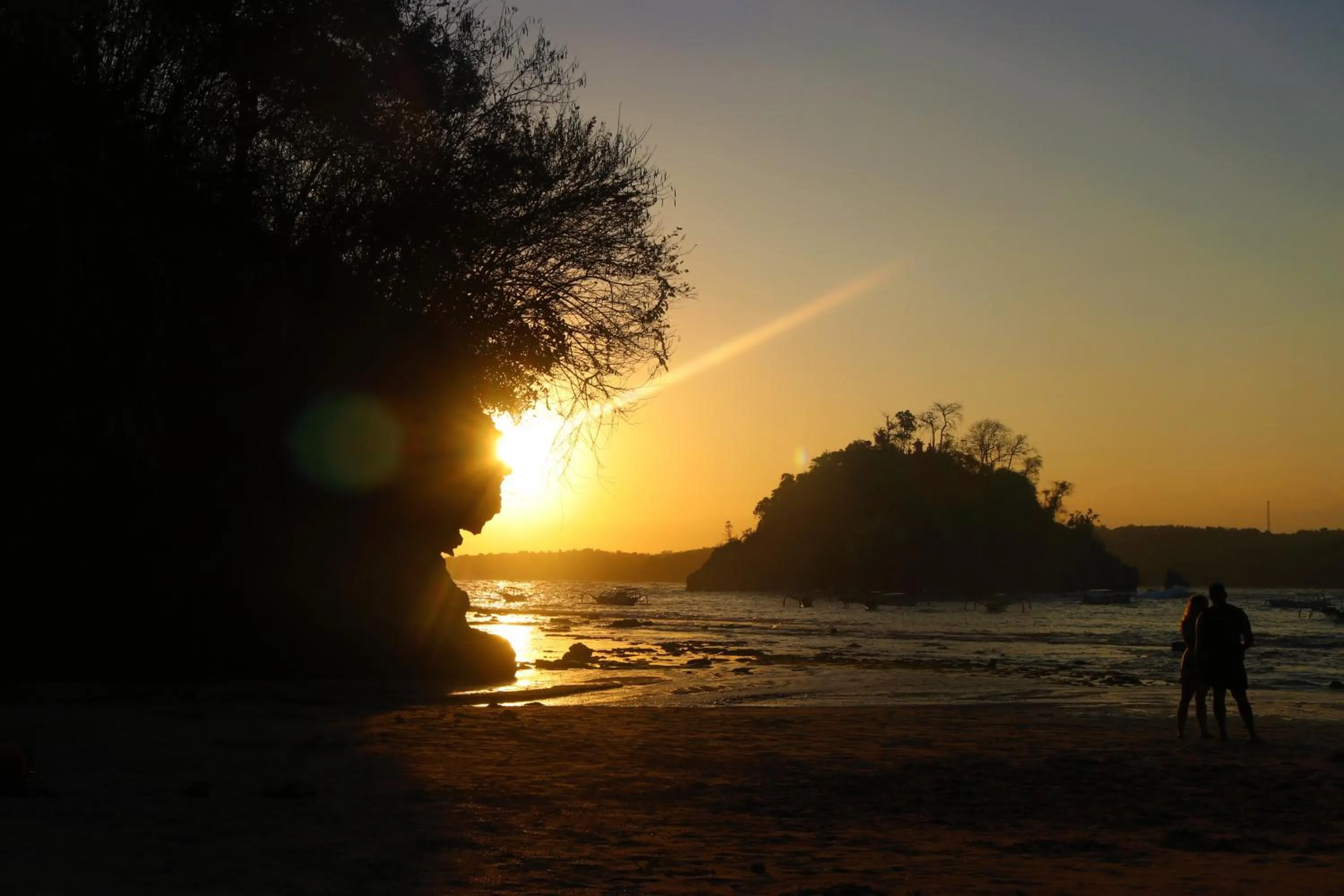 Sunset in Mahaloka Valley Nusa Penida