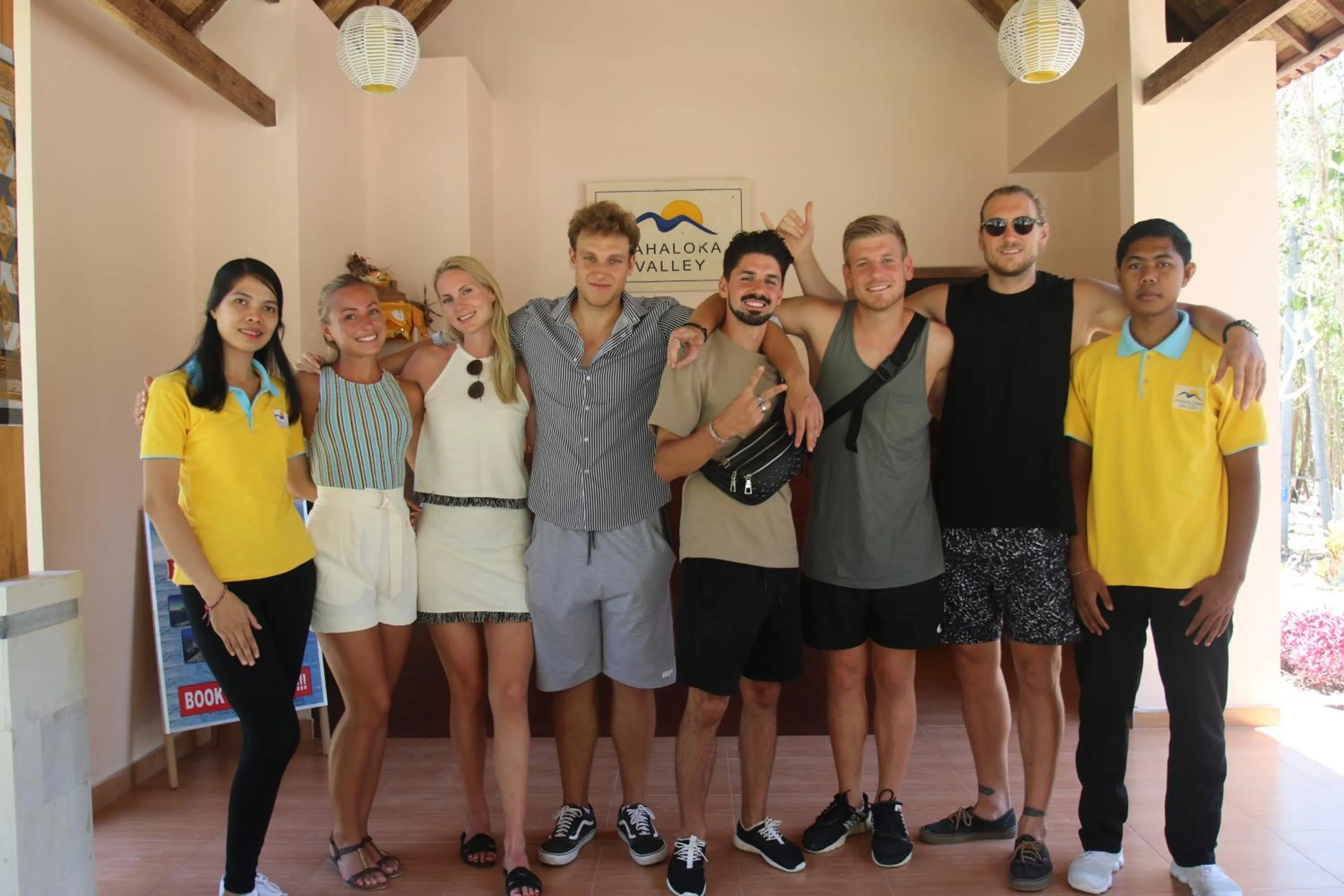 Staff in Mahaloka Valley Nusa Penida