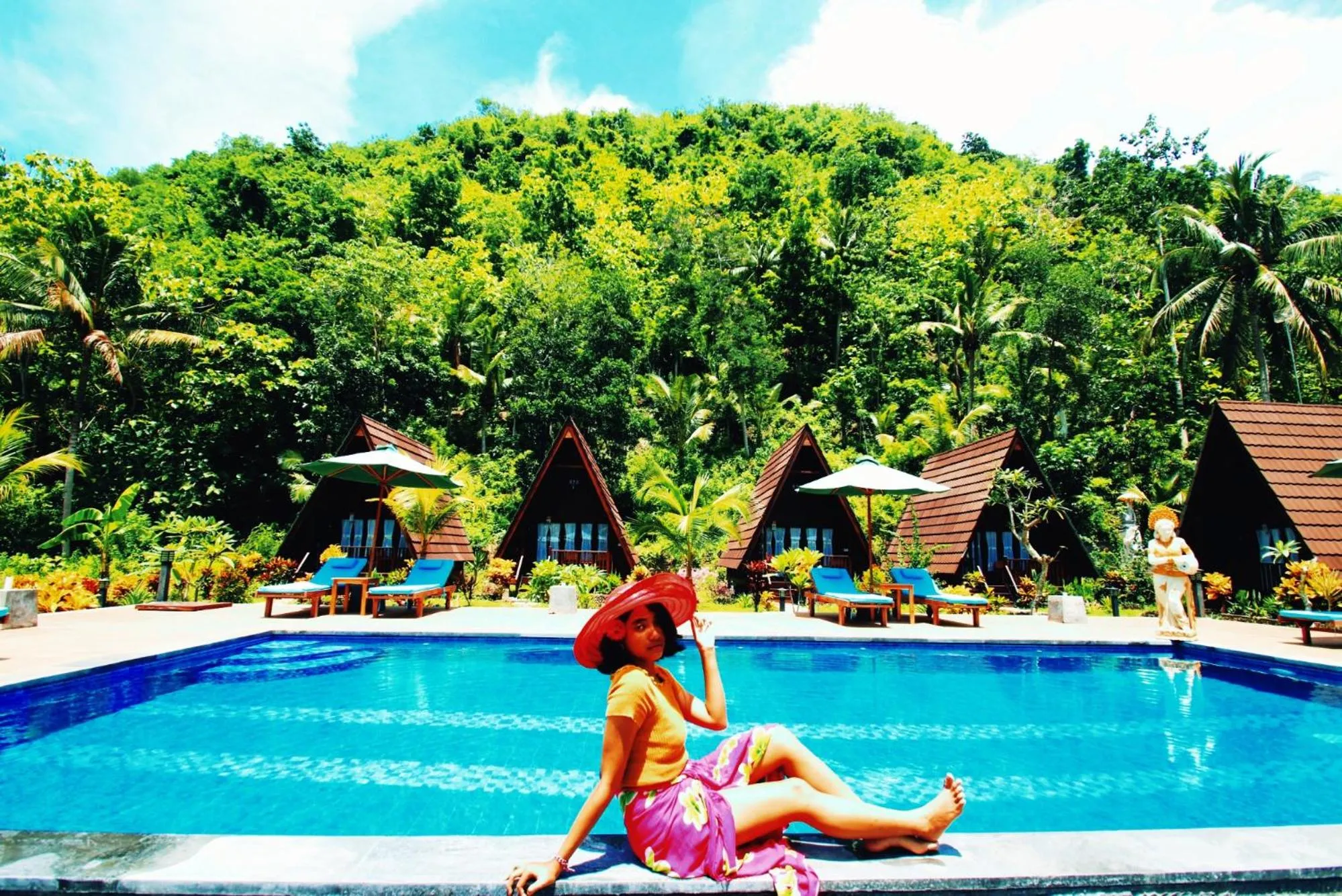 Garden view in Mahaloka Valley Nusa Penida