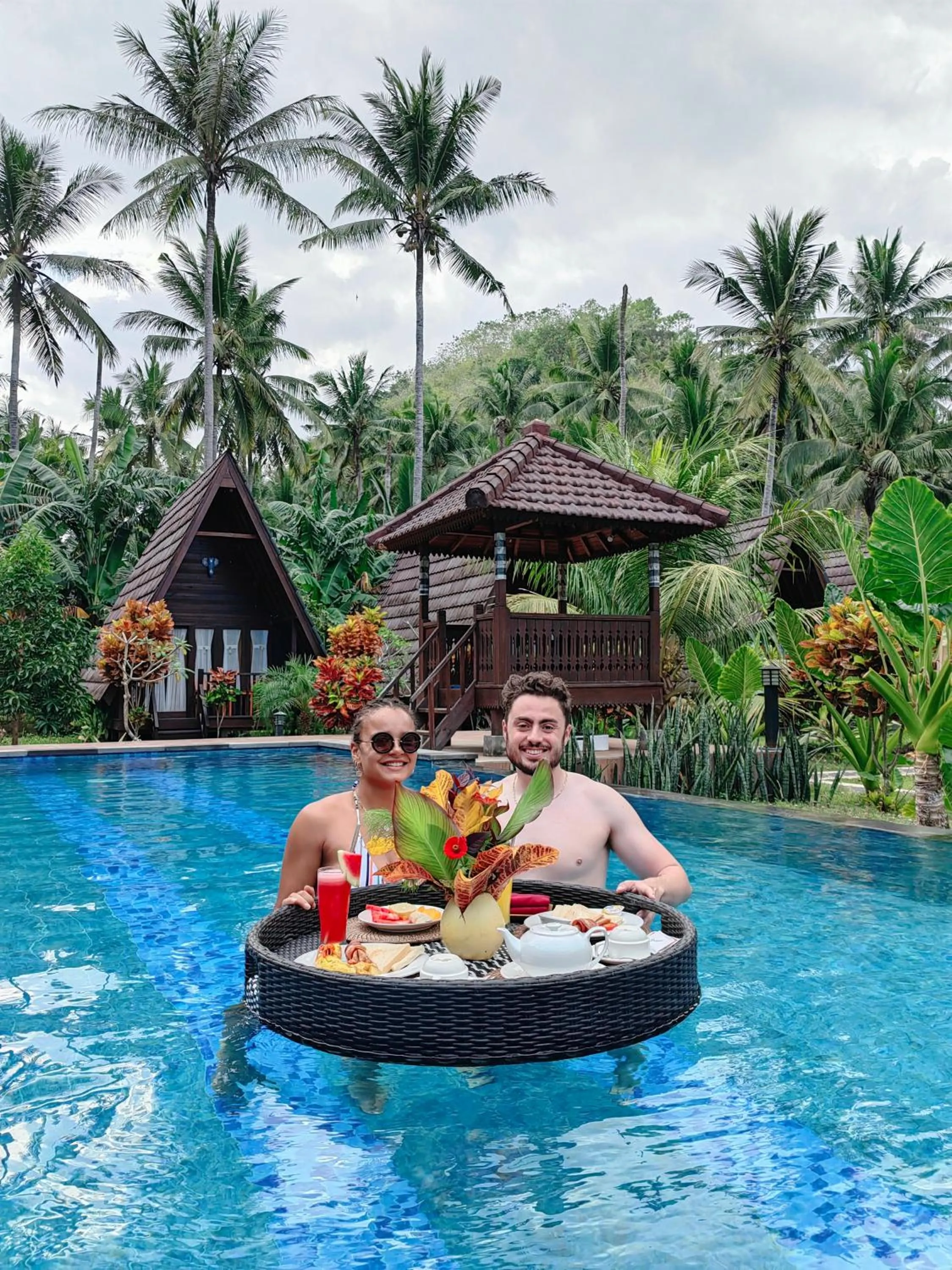 Swimming pool in Mahaloka Valley Nusa Penida