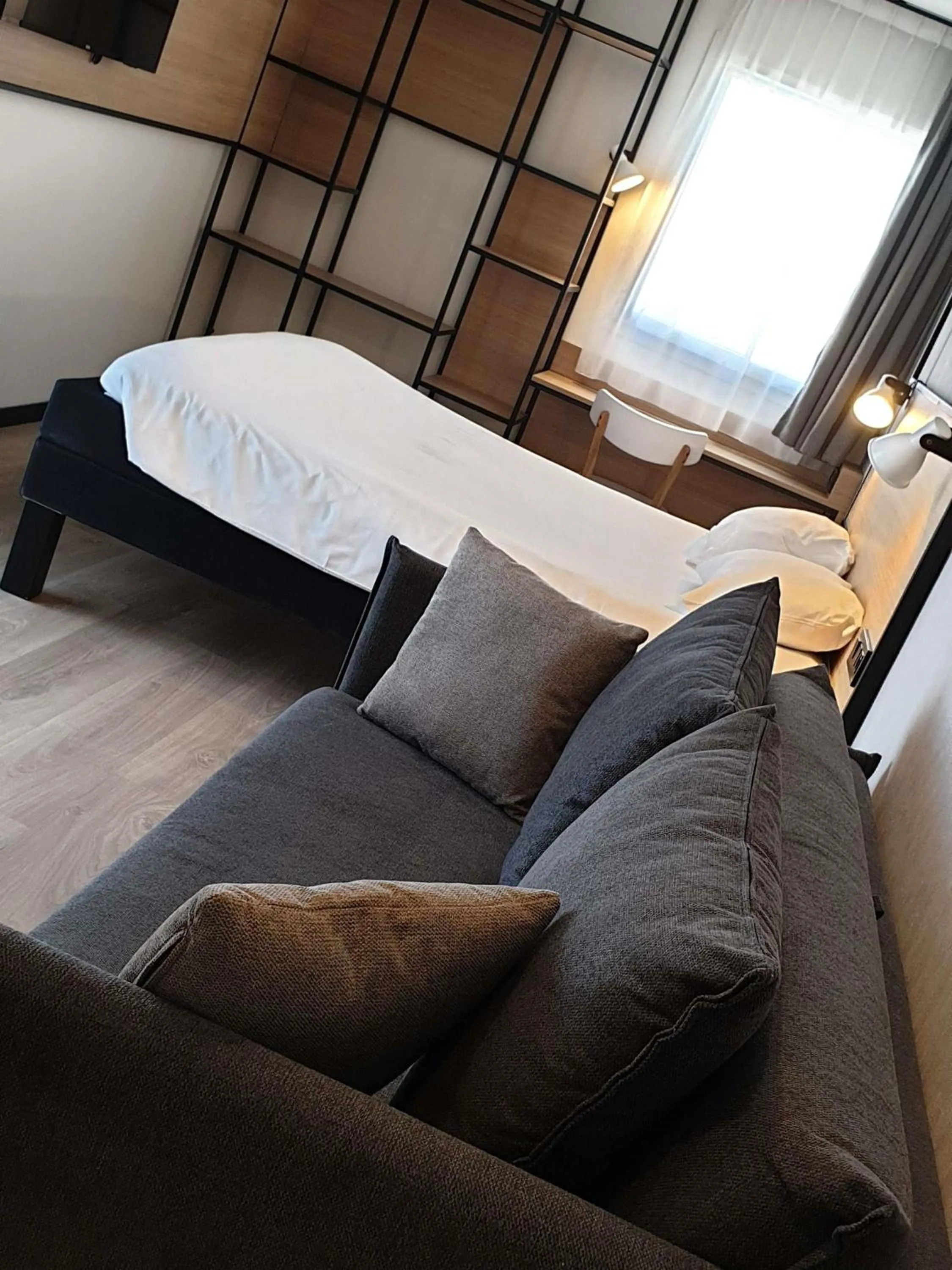 Bedroom, Bed in ibis Ciboure Saint-Jean-de-Luz