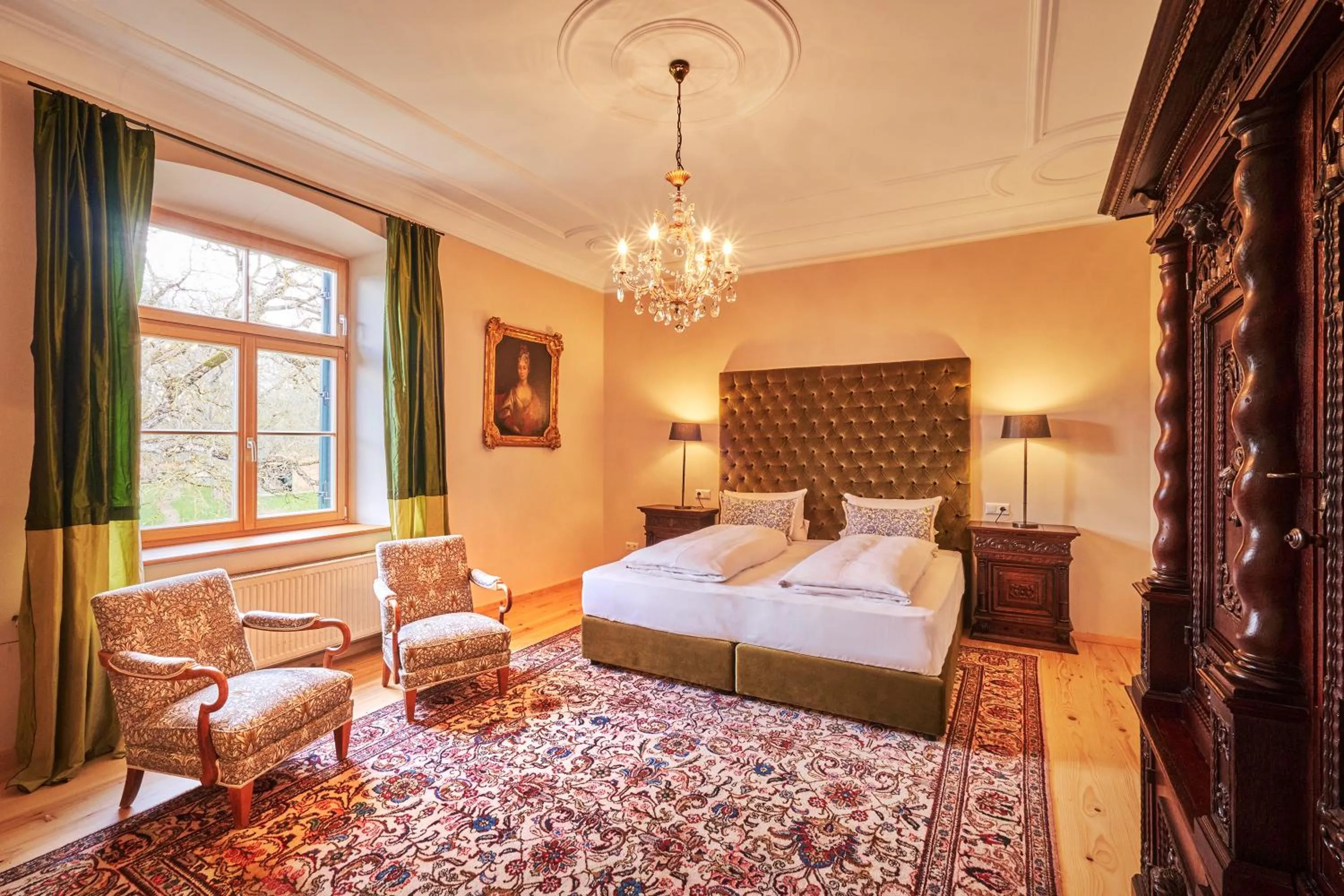 Bedroom, Bed in Schloss - Schenke Tunzenberg