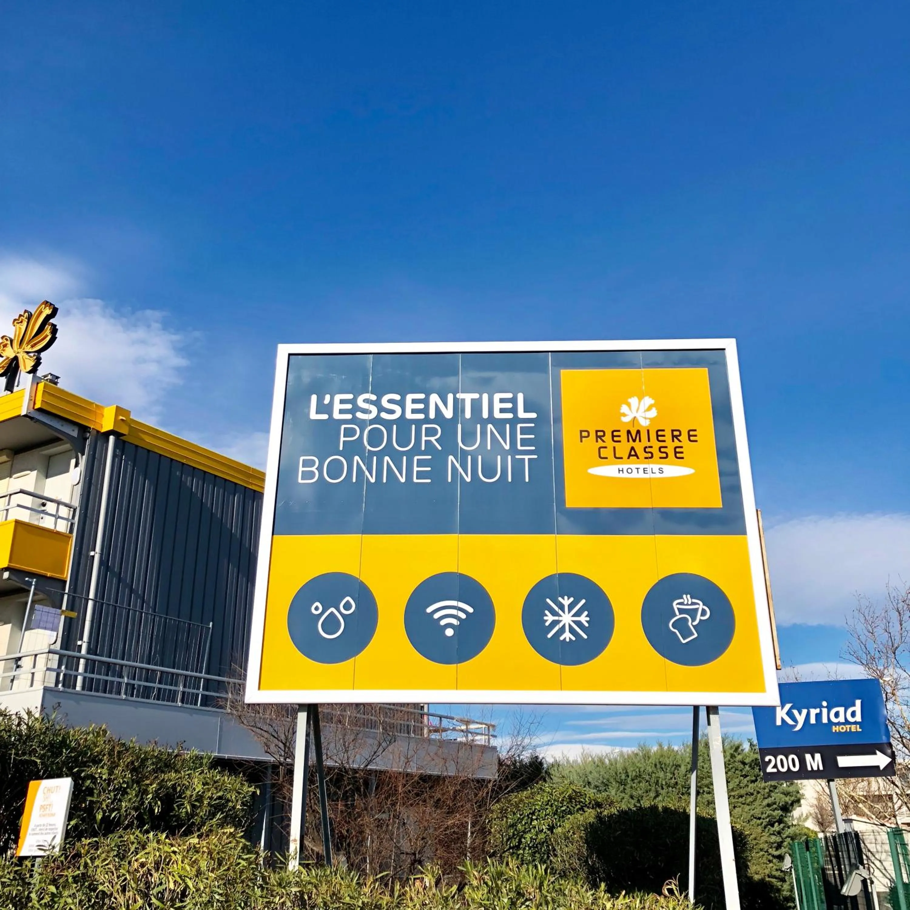 Property logo or sign in Premiere Classe Perpignan Sud