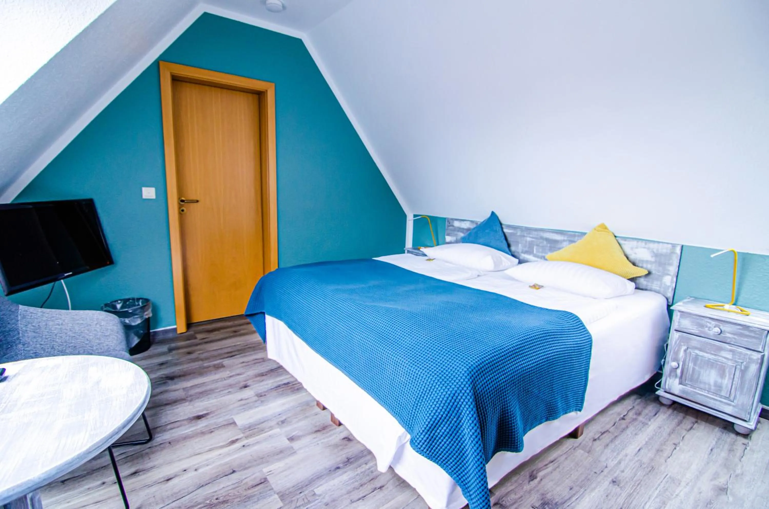 Bed in Hotel Blischke