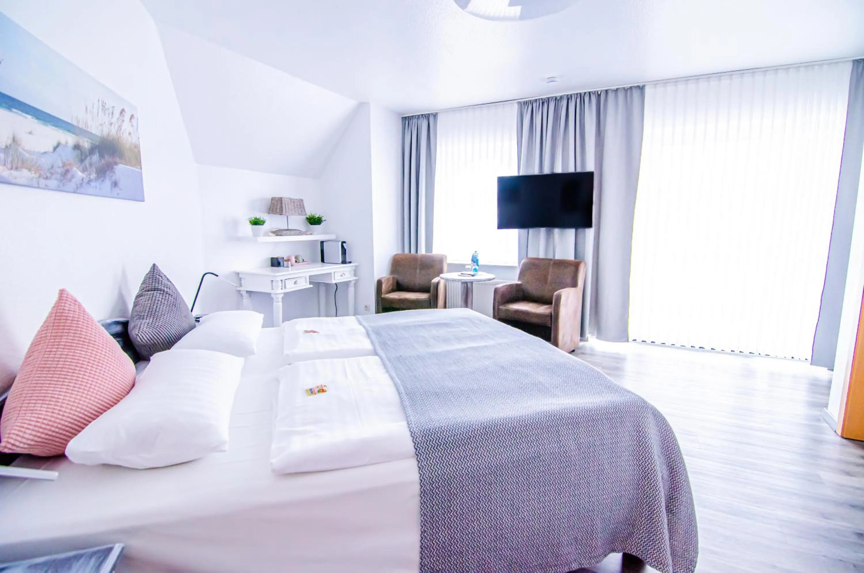 Bed in Hotel Blischke