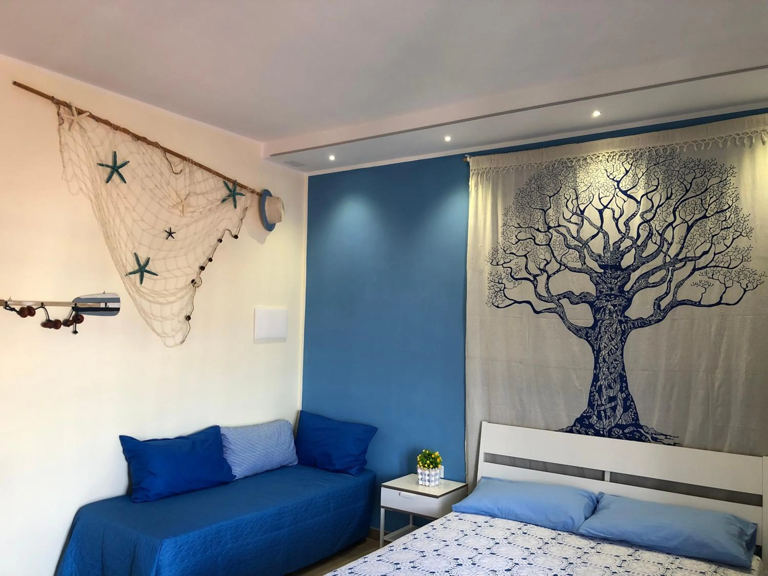 Bed in B&b Pompei Window