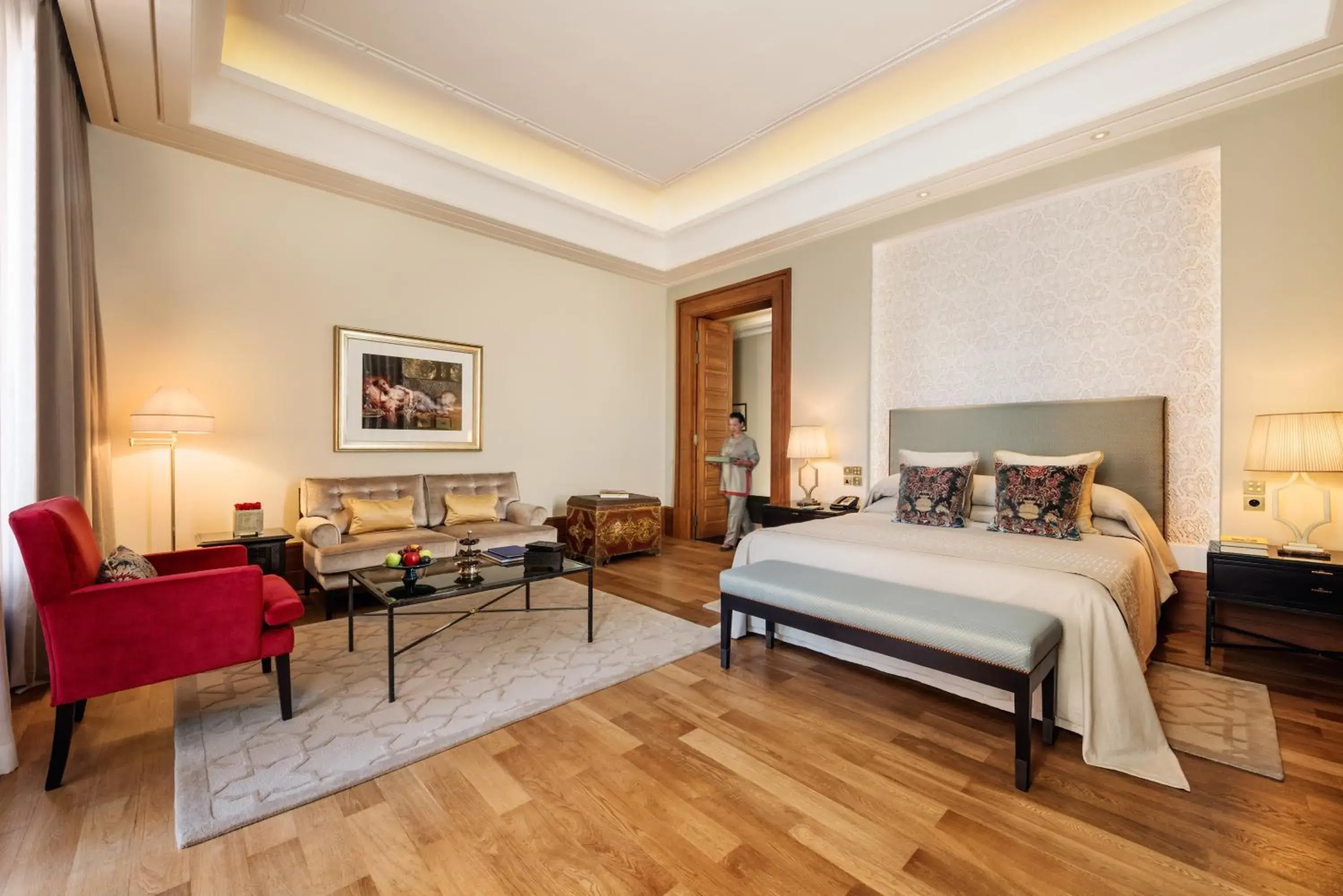 Bedroom, Bed in The Oberoi Marrakech Bedroom, Bed in The Oberoi Marrakech