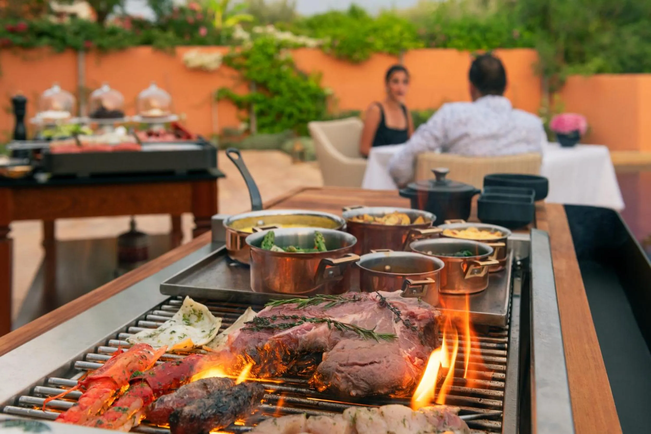BBQ facilities in The Oberoi Marrakech