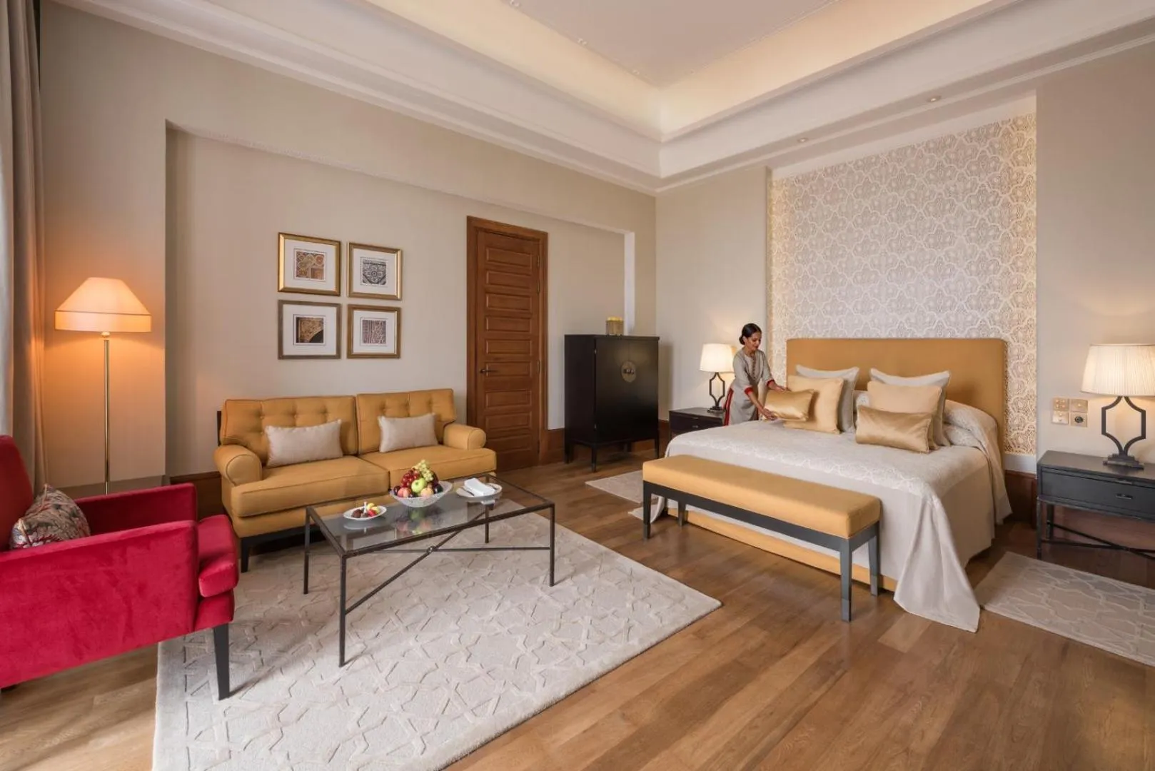 Bed in The Oberoi Marrakech