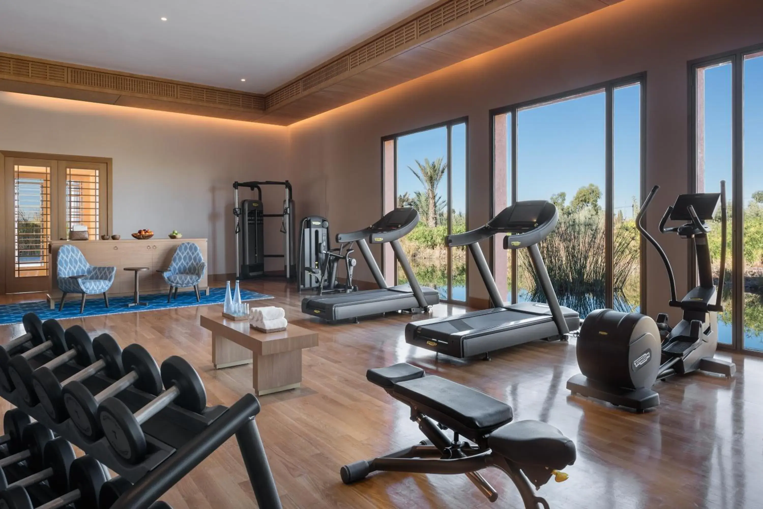 Fitness centre/facilities in The Oberoi Marrakech Fitness centre/facilities in The Oberoi Marrakech