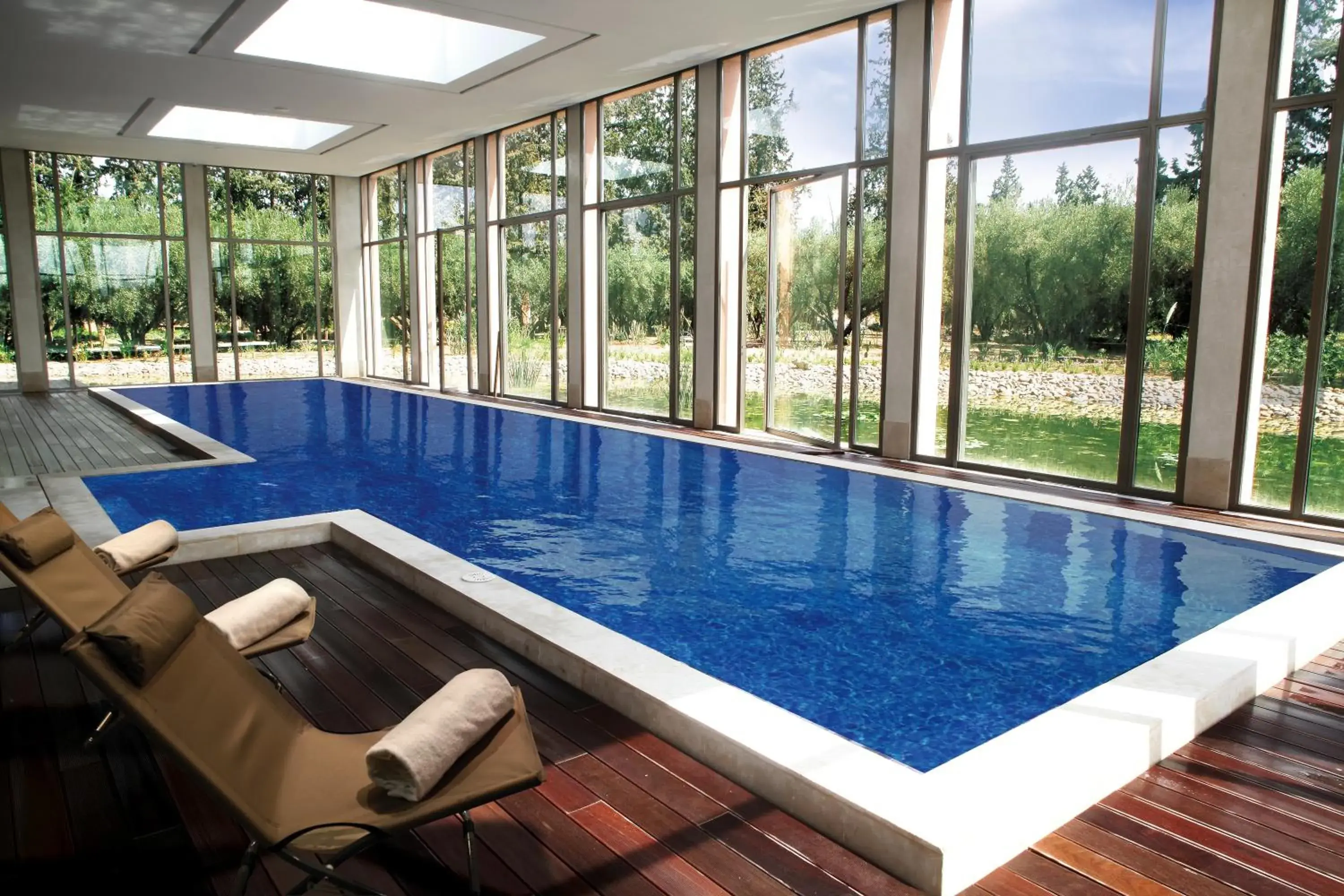 Swimming pool in The Oberoi Marrakech Swimming pool in The Oberoi Marrakech