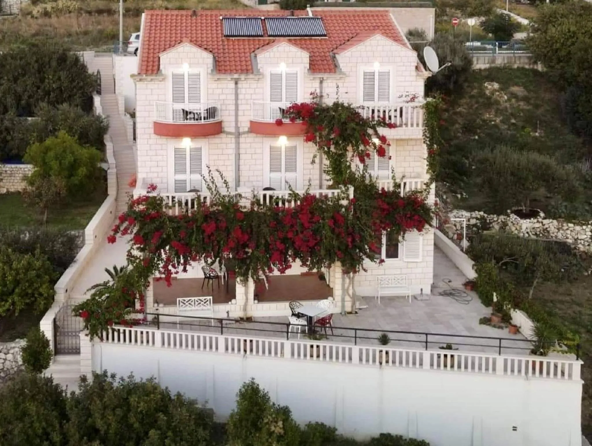 Bird's eye view in Villa Panorama Dubrovnik