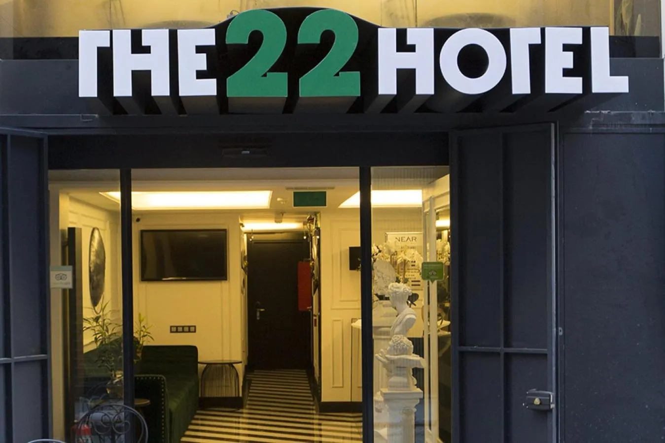 Facade/entrance in The 22 Hotel