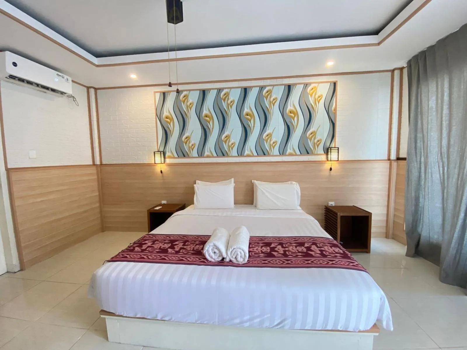 Bedroom, Bed in Wah Resort Gili Trawangan