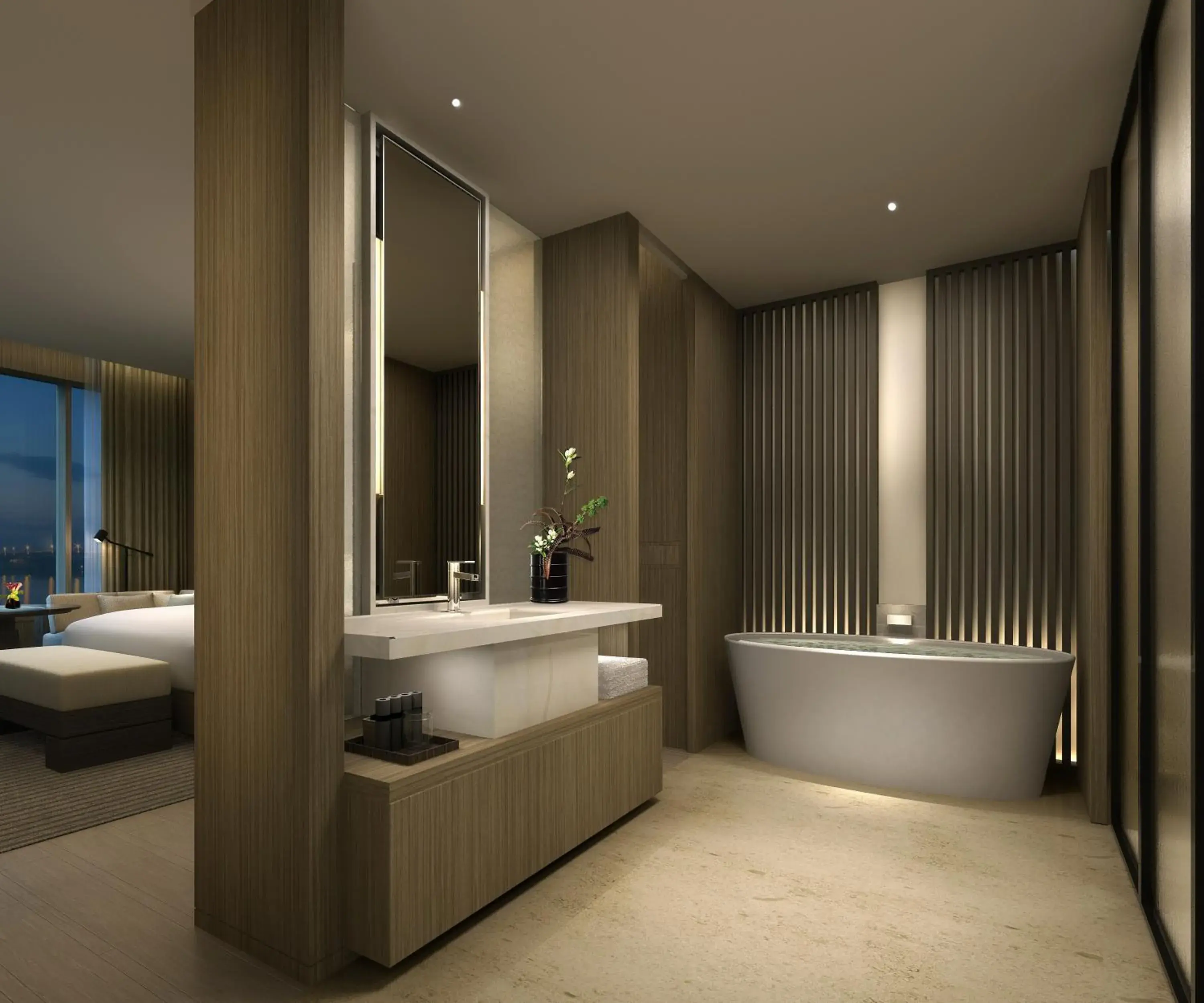 Bathroom in Hyatt Regency Zhuzhou Bathroom in Hyatt Regency Zhuzhou