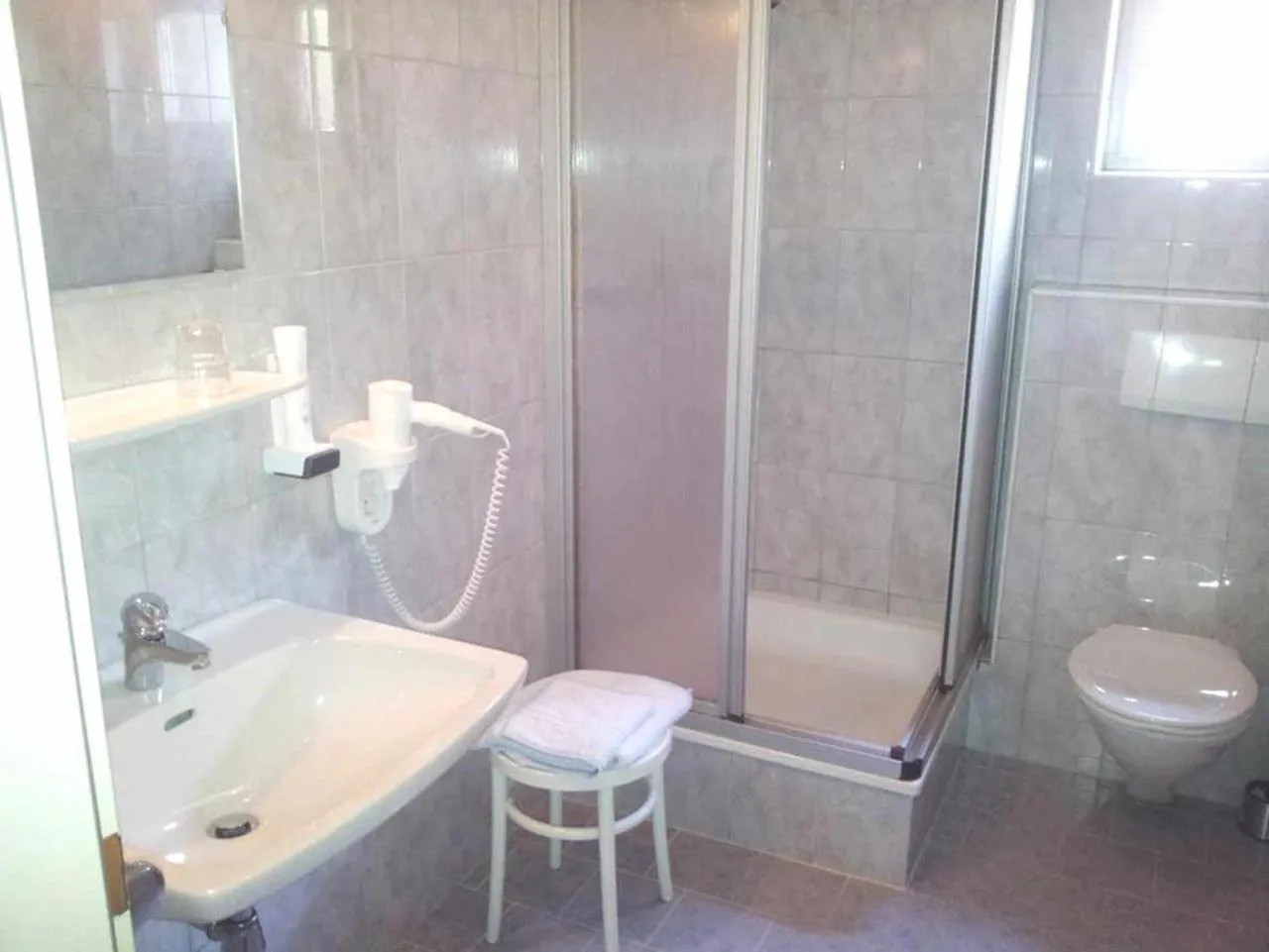 Bathroom in Hotel Goethehof