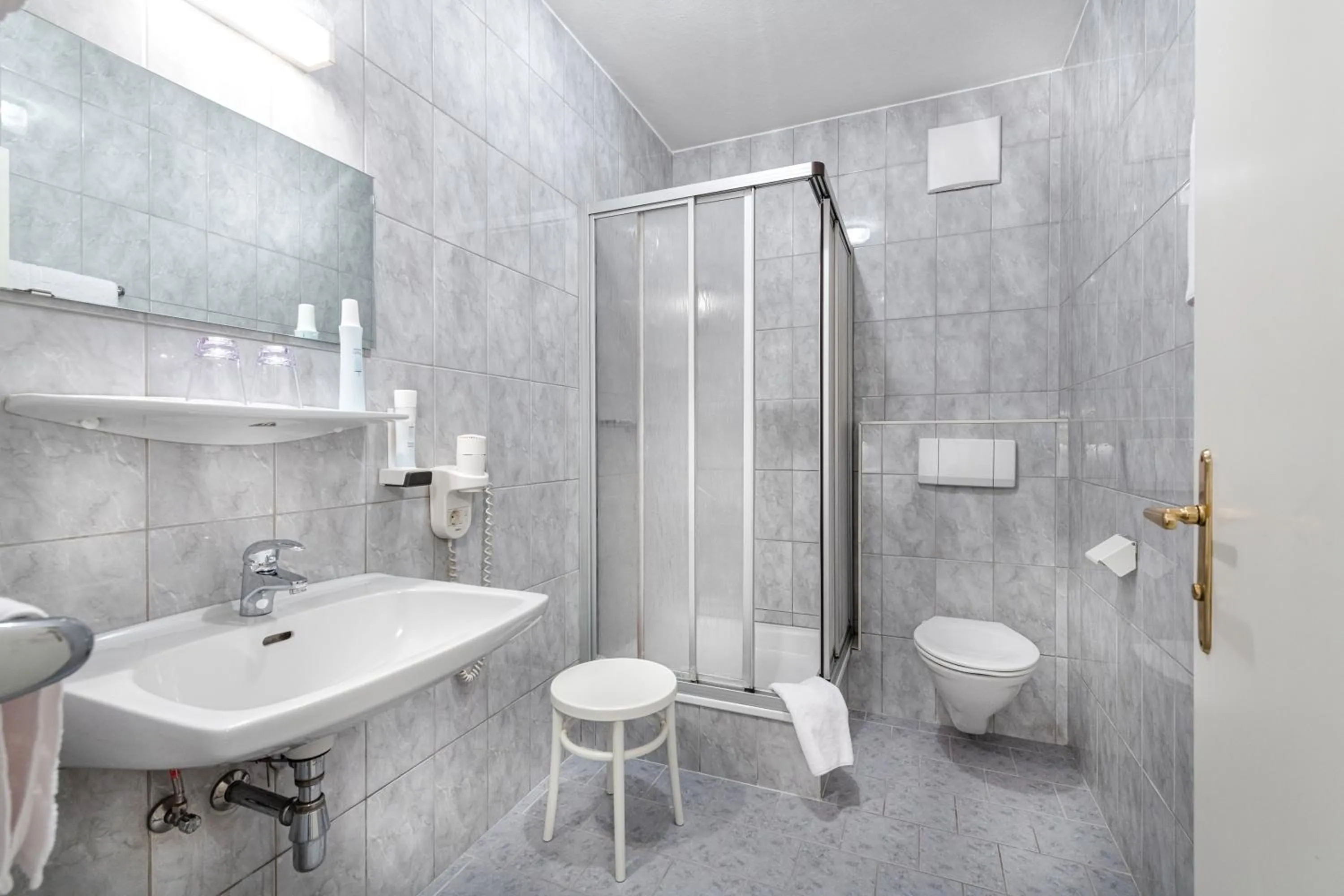 Bathroom in Hotel Goethehof