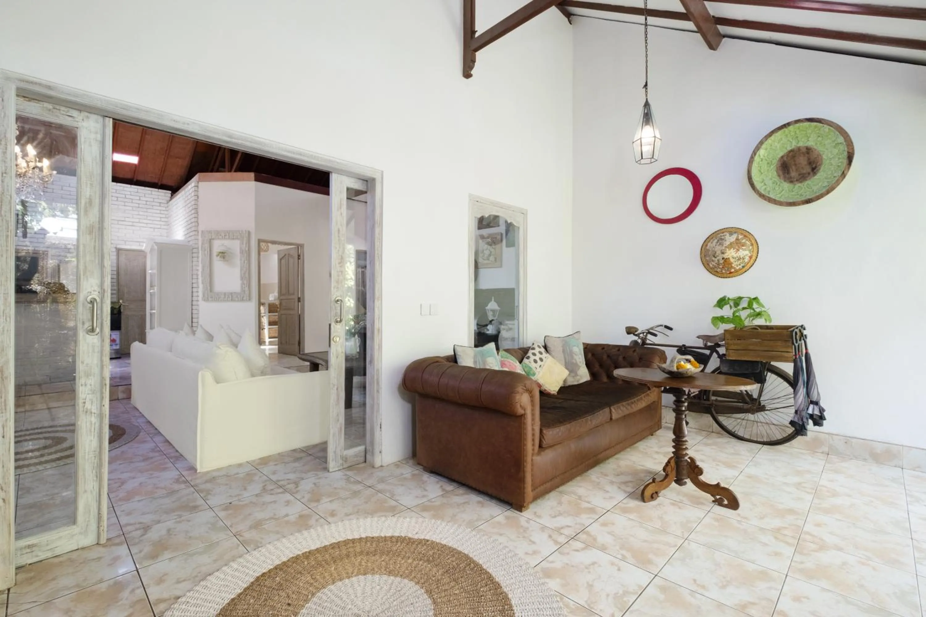 Inner courtyard view in The Ocean Luxury Villas