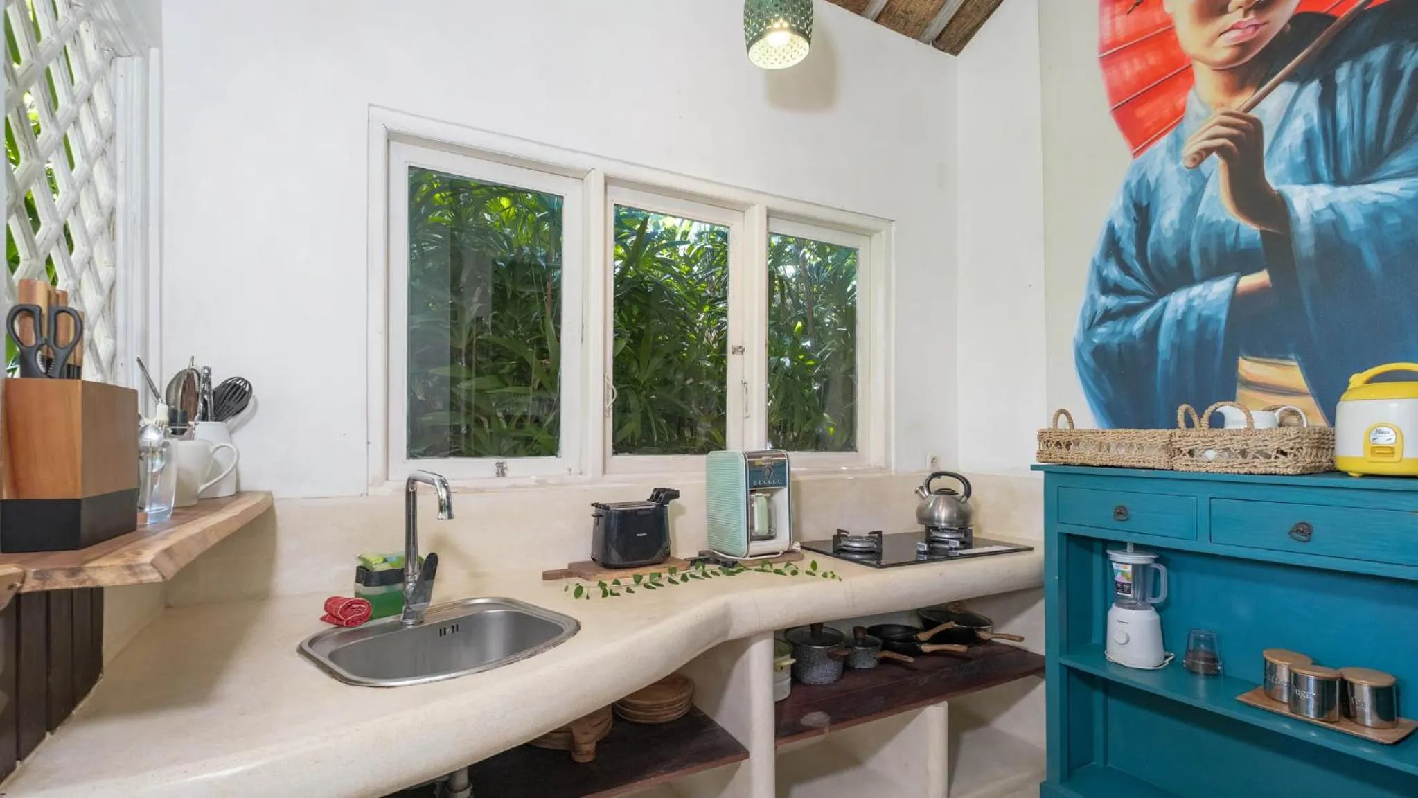 kitchen in The Ocean Luxury Villas