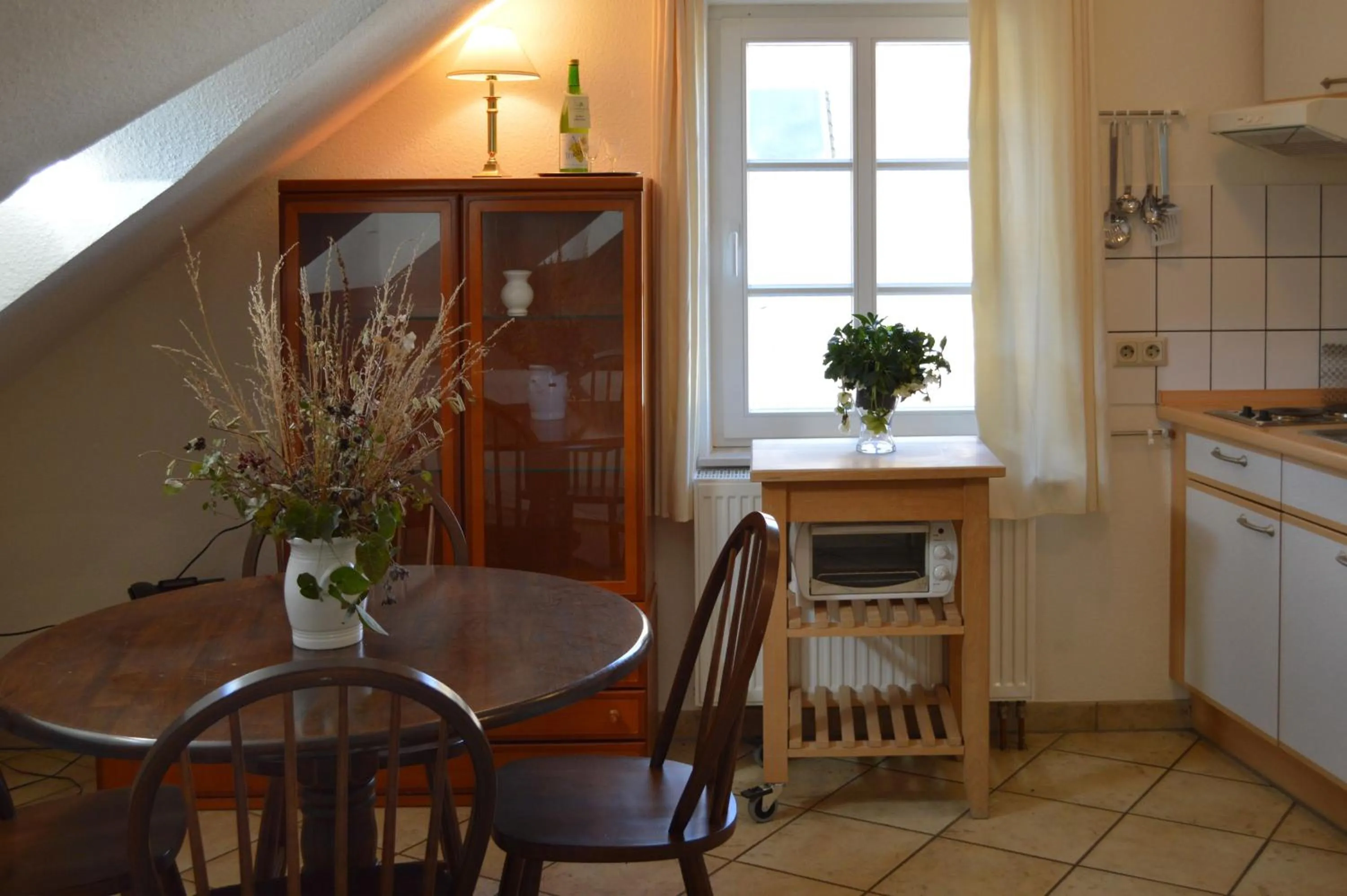 Kitchen or kitchenette in Landhaus Gräfendhron