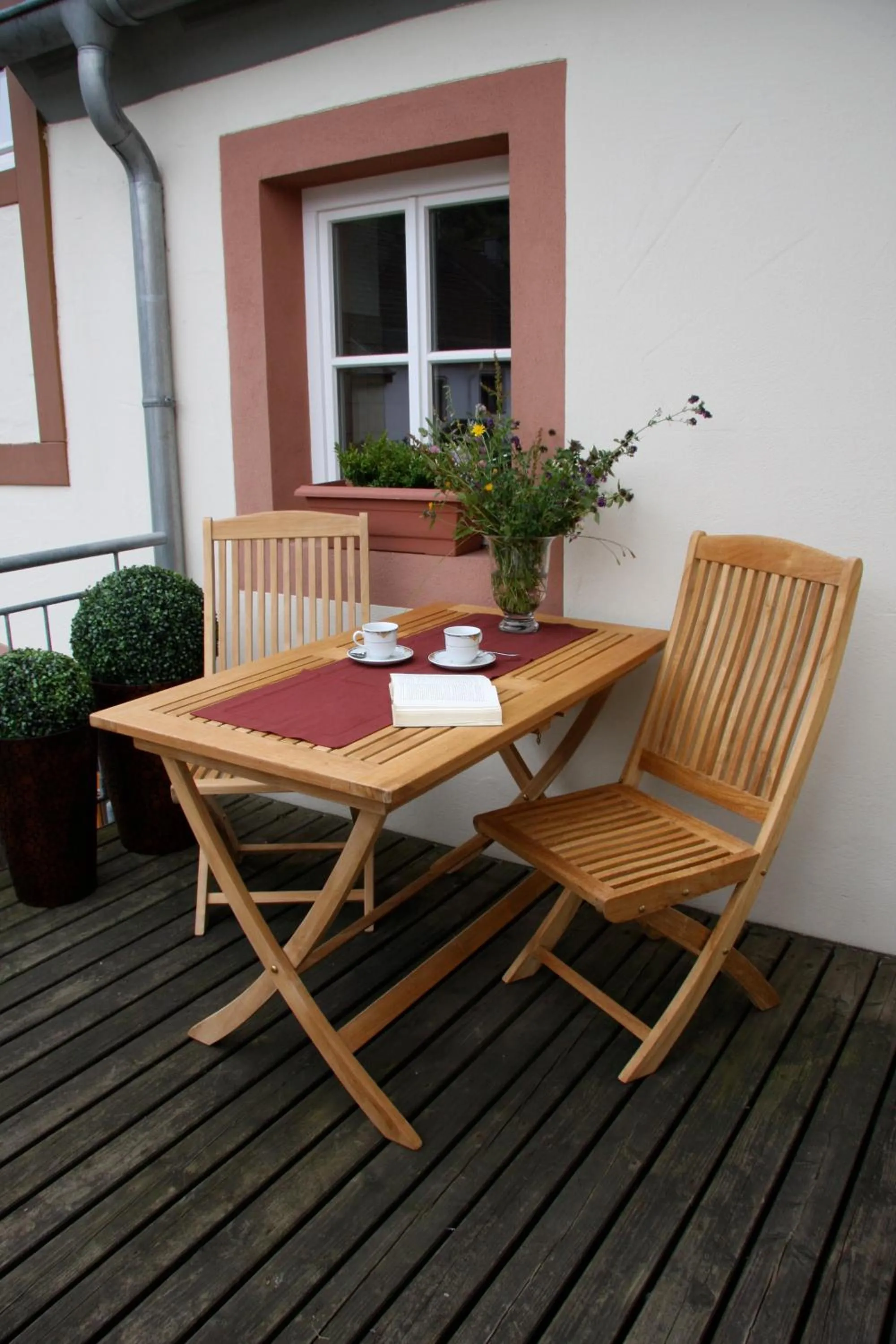 Balcony/Terrace in Landhaus Gräfendhron