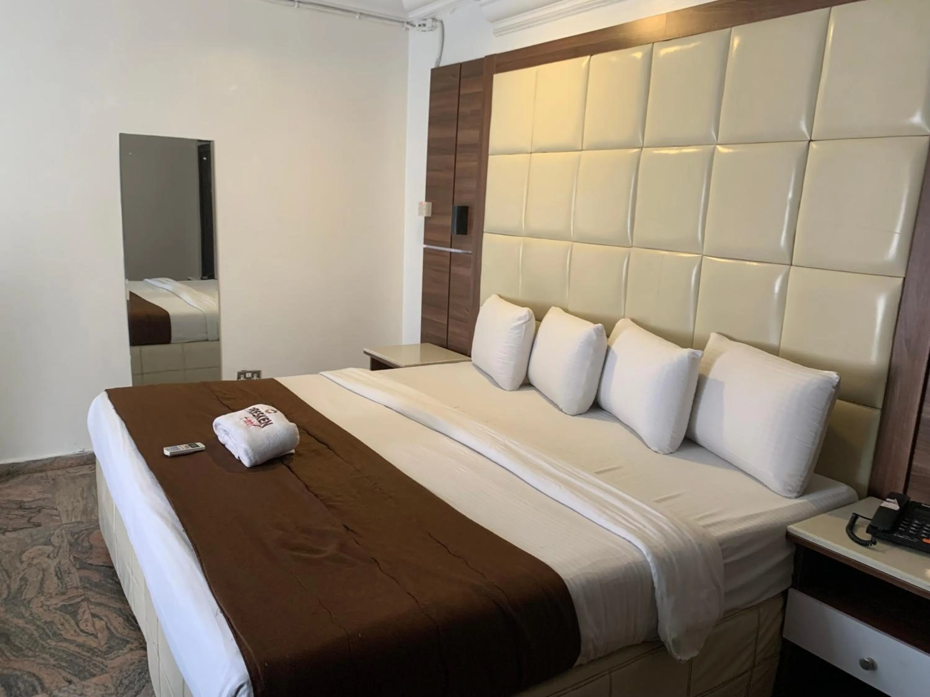 Bed in Presken Hotel Oniru, Victoria Island