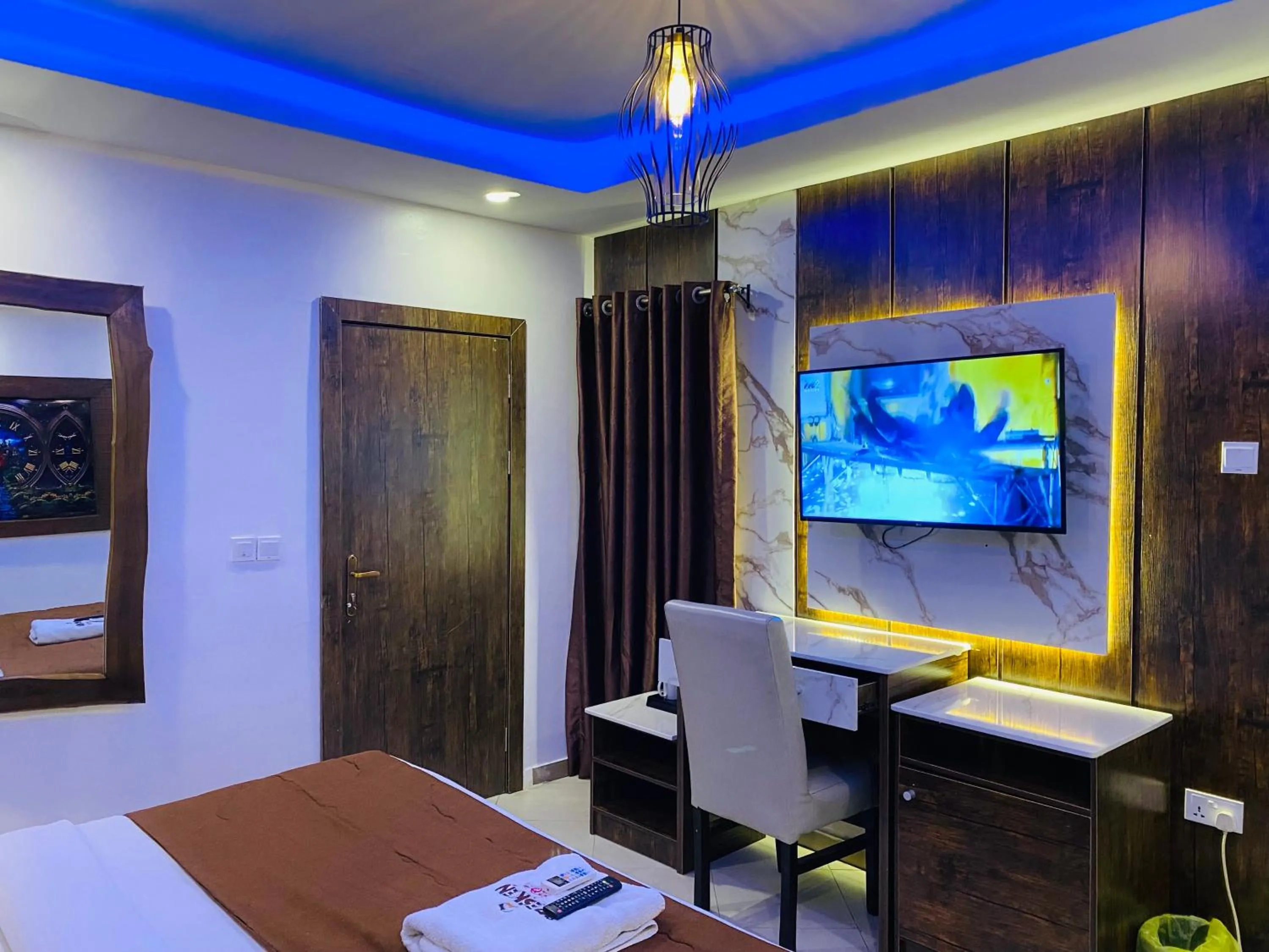 Bed in Presken Hotel Oniru, Victoria Island