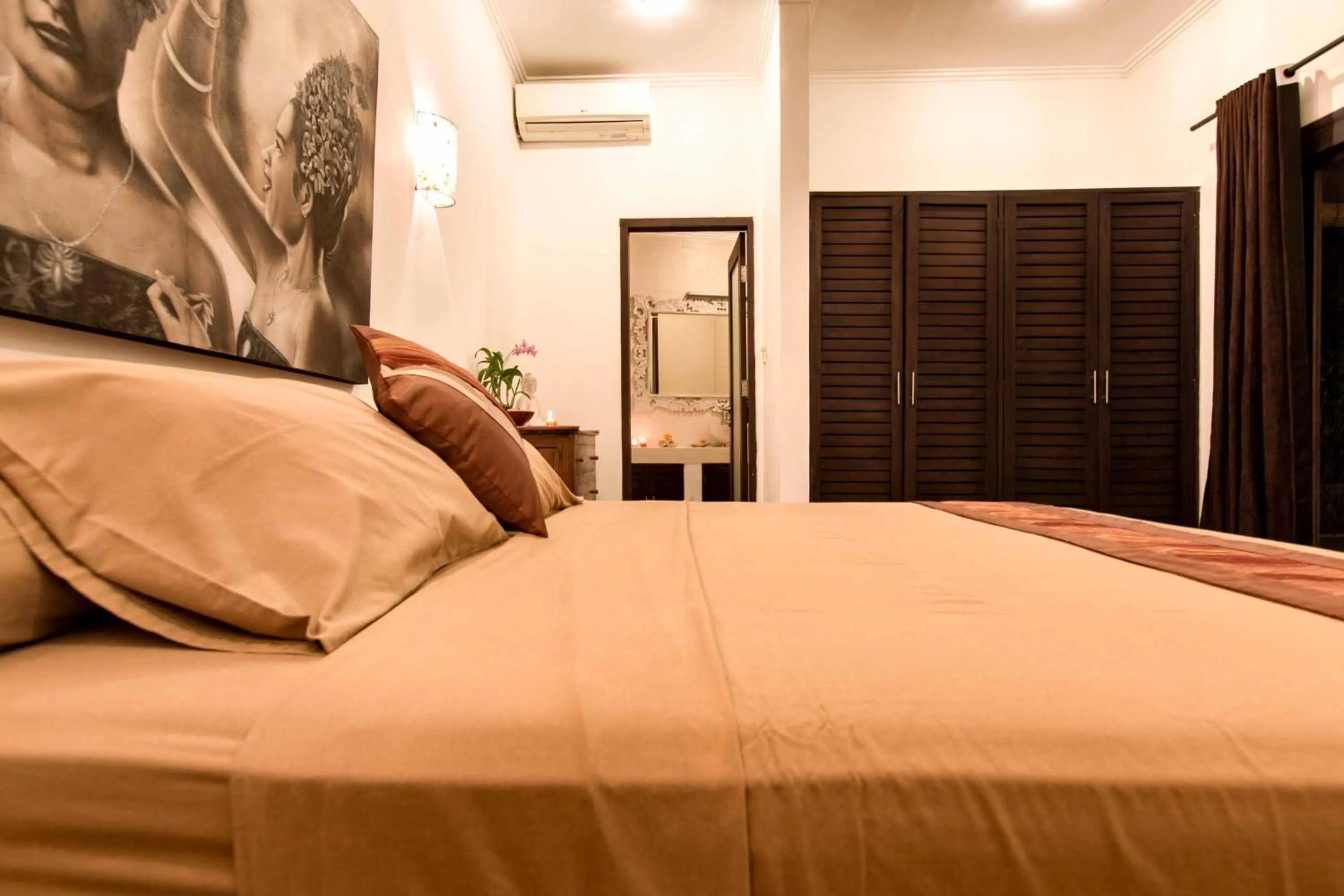 Bed in Villa Bali Zen Kerobokan