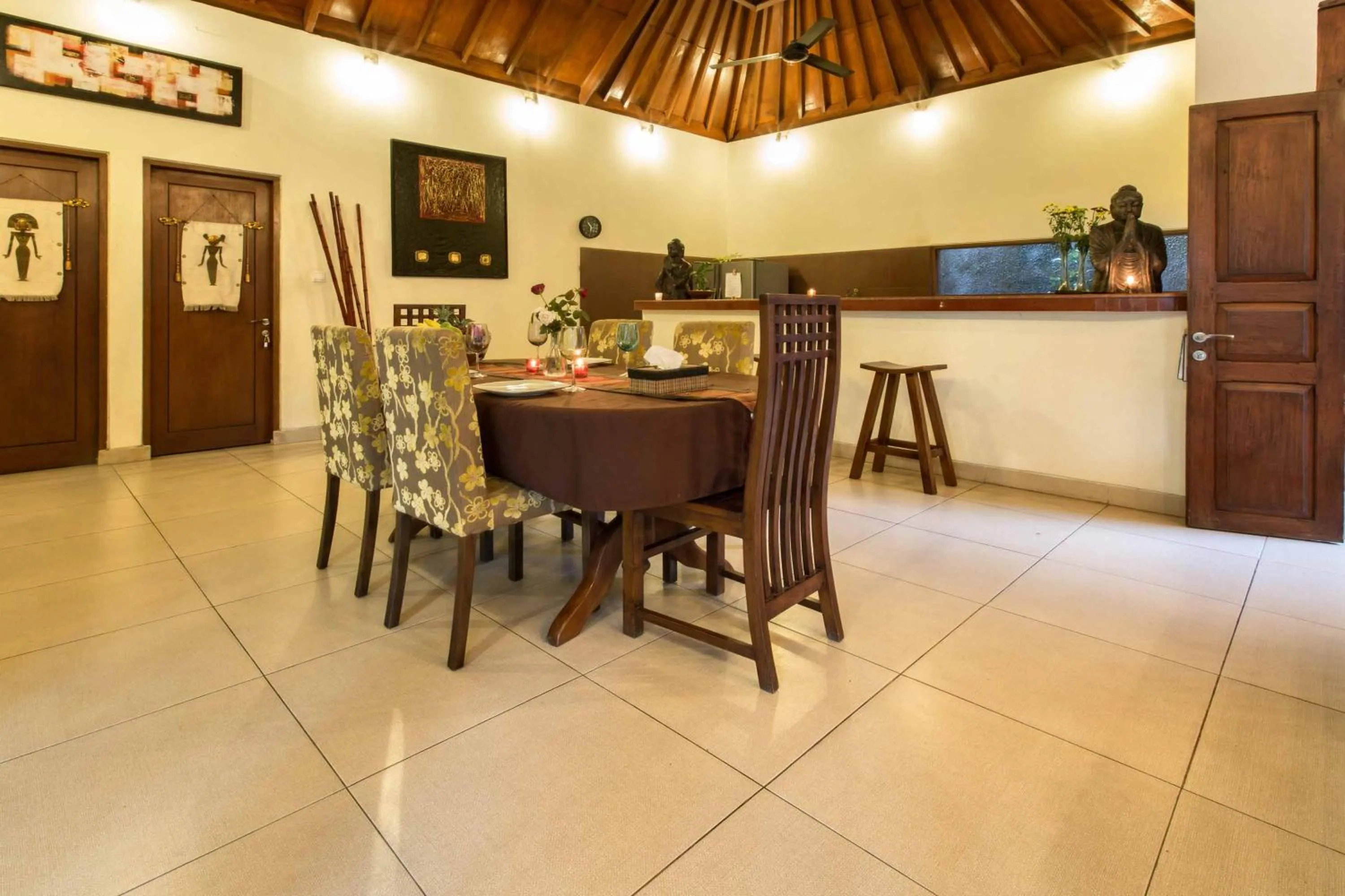 Dining area in Villa Bali Zen Kerobokan