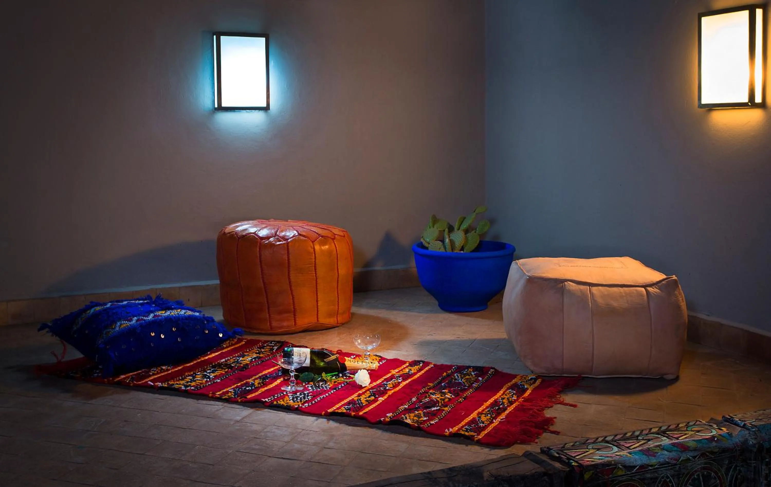 Patio in Riad Lumière